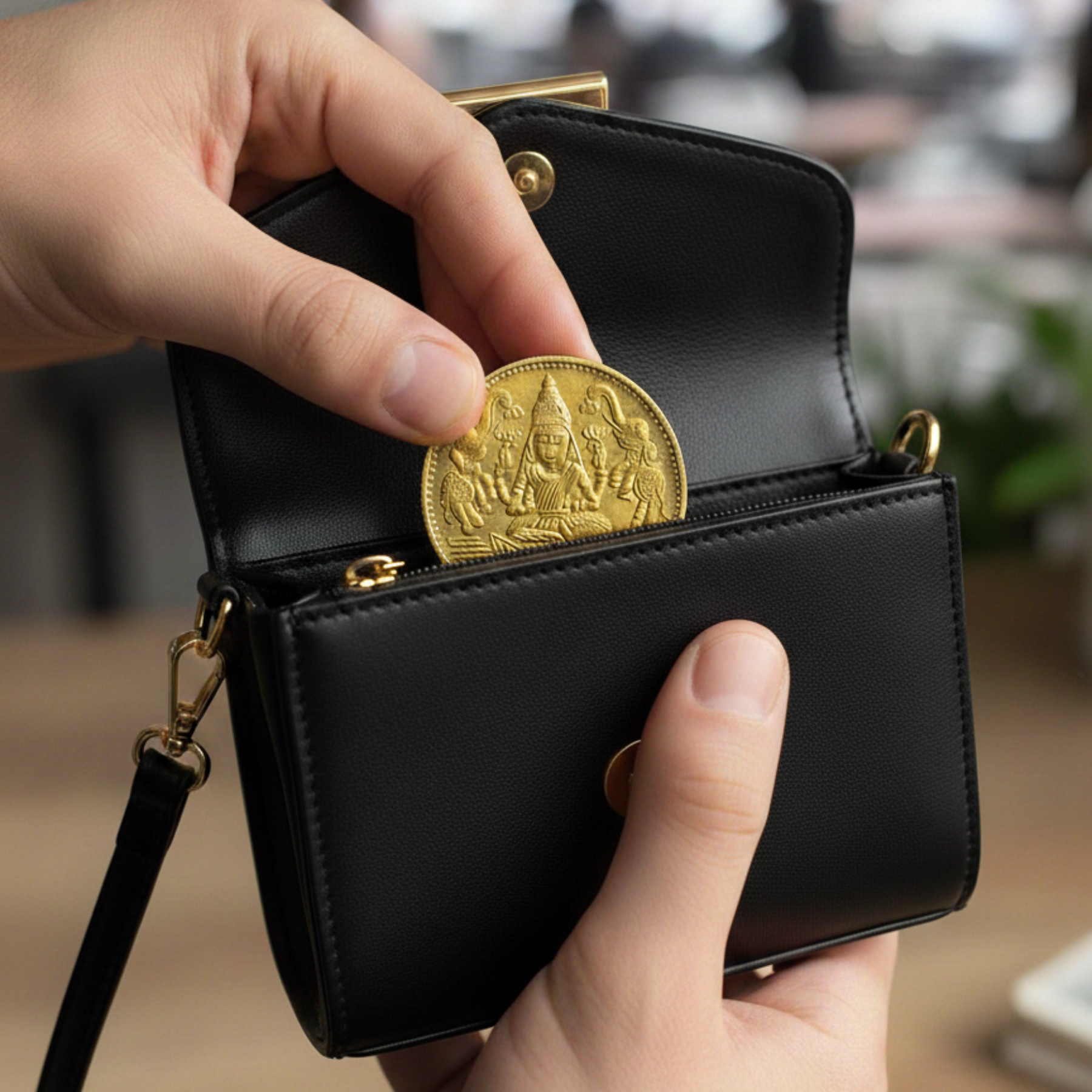 Ganesh and Lakshmi Fortune Eclipse Coin Energized By Sal