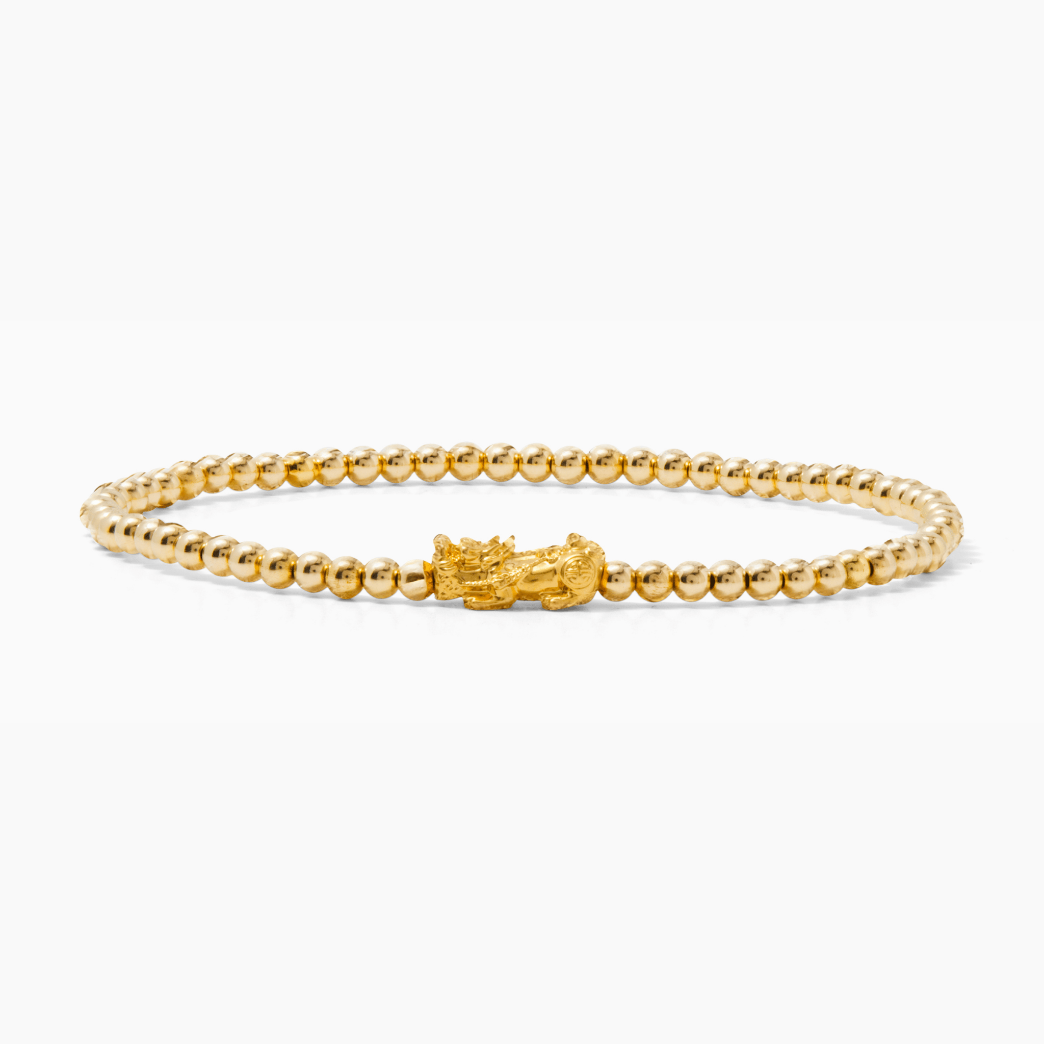 18k Real Gold Fortune Pixiu Bracelet - Eat.Read.Love.