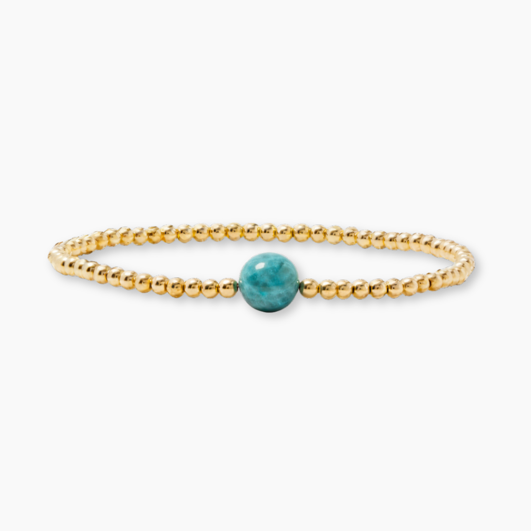 Taurus Golden Zodiac Amazonite 2026 Bracelet REAL Gold