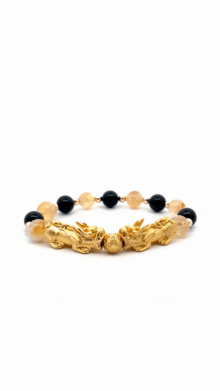 Money Attracting Feng Shui Crystal Bracelet - Eat.Read.Love.