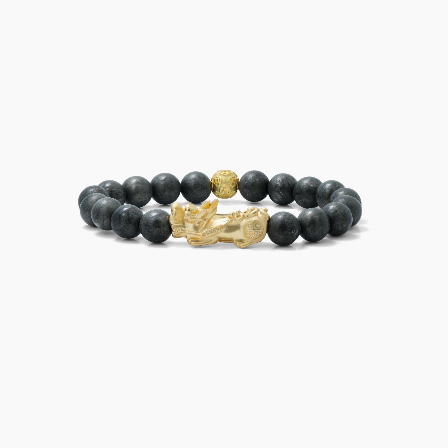 Pyrite Feng Shui Lucky Pixiu Wealth & Protection Bracelet