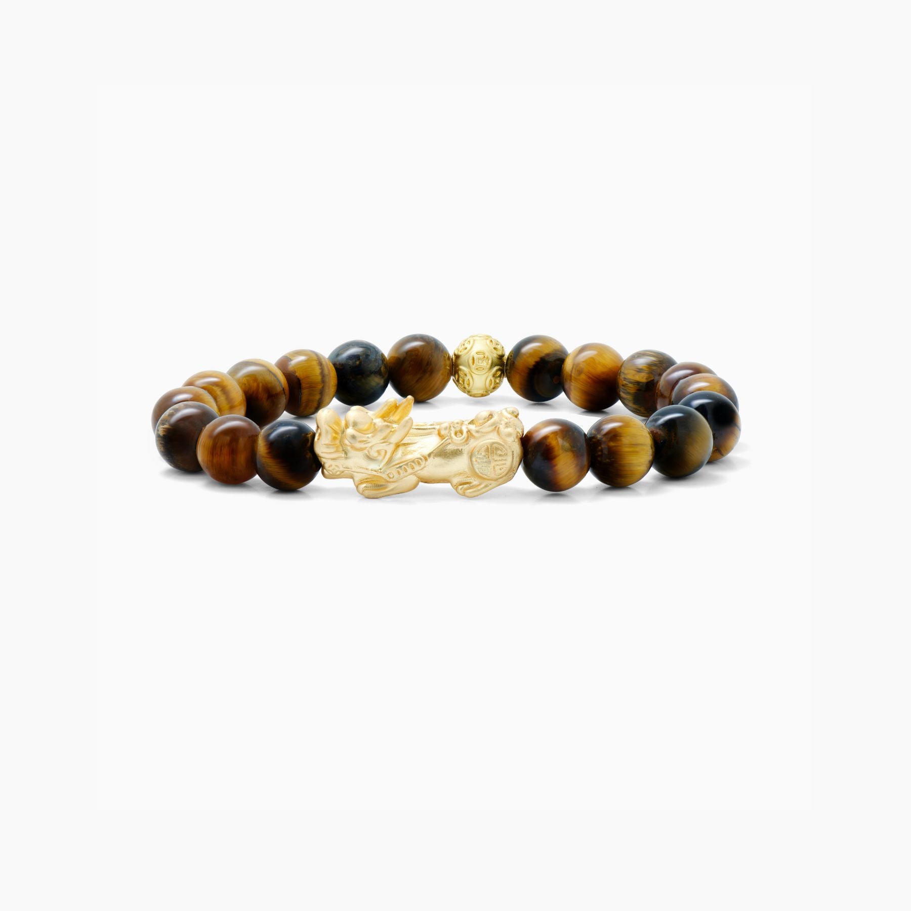 Tiger’s Eye Feng Shui Lucky Pixiu Courage & Wealth Bracelet