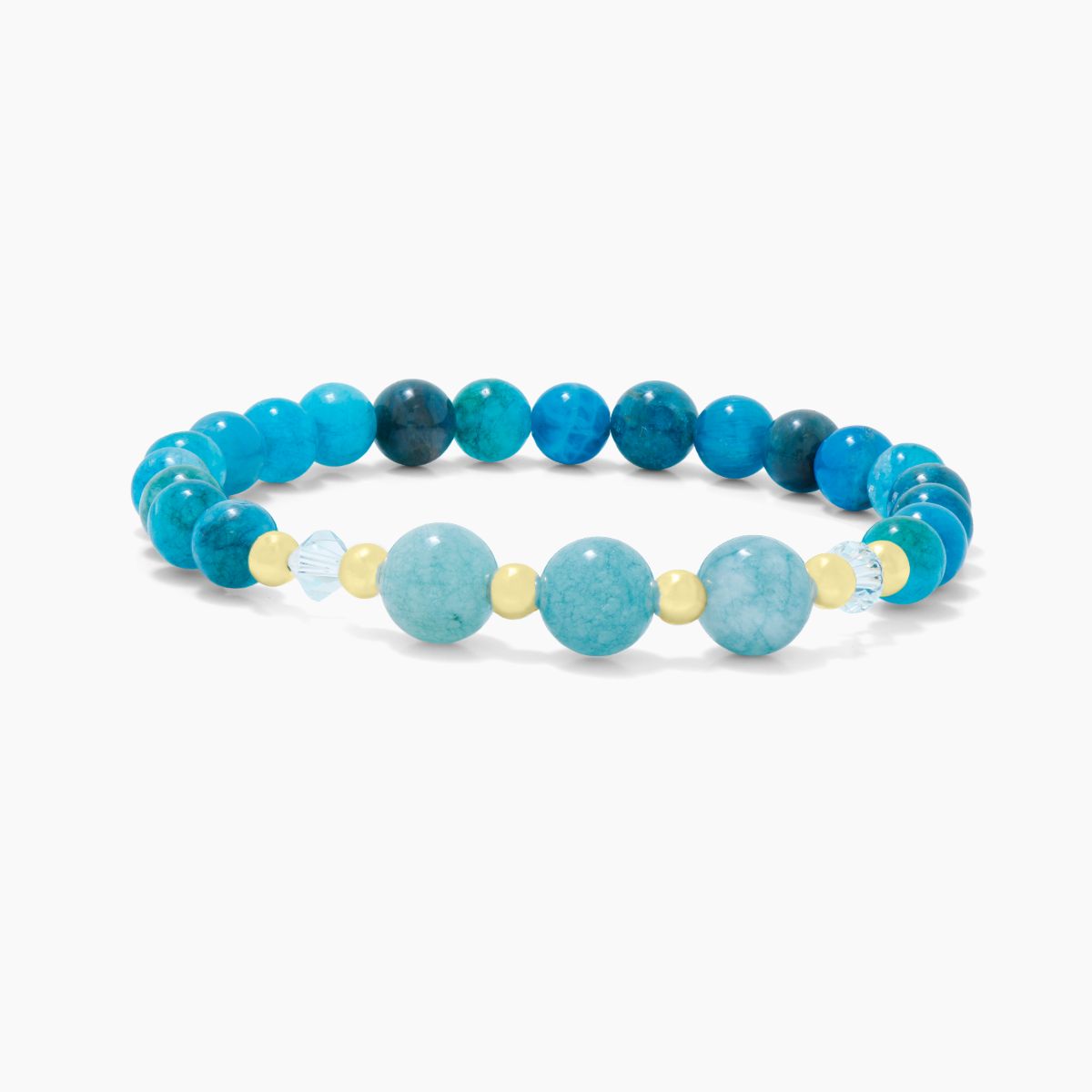 Gemini Lucky Zodiac Trio Crystal Bracelet