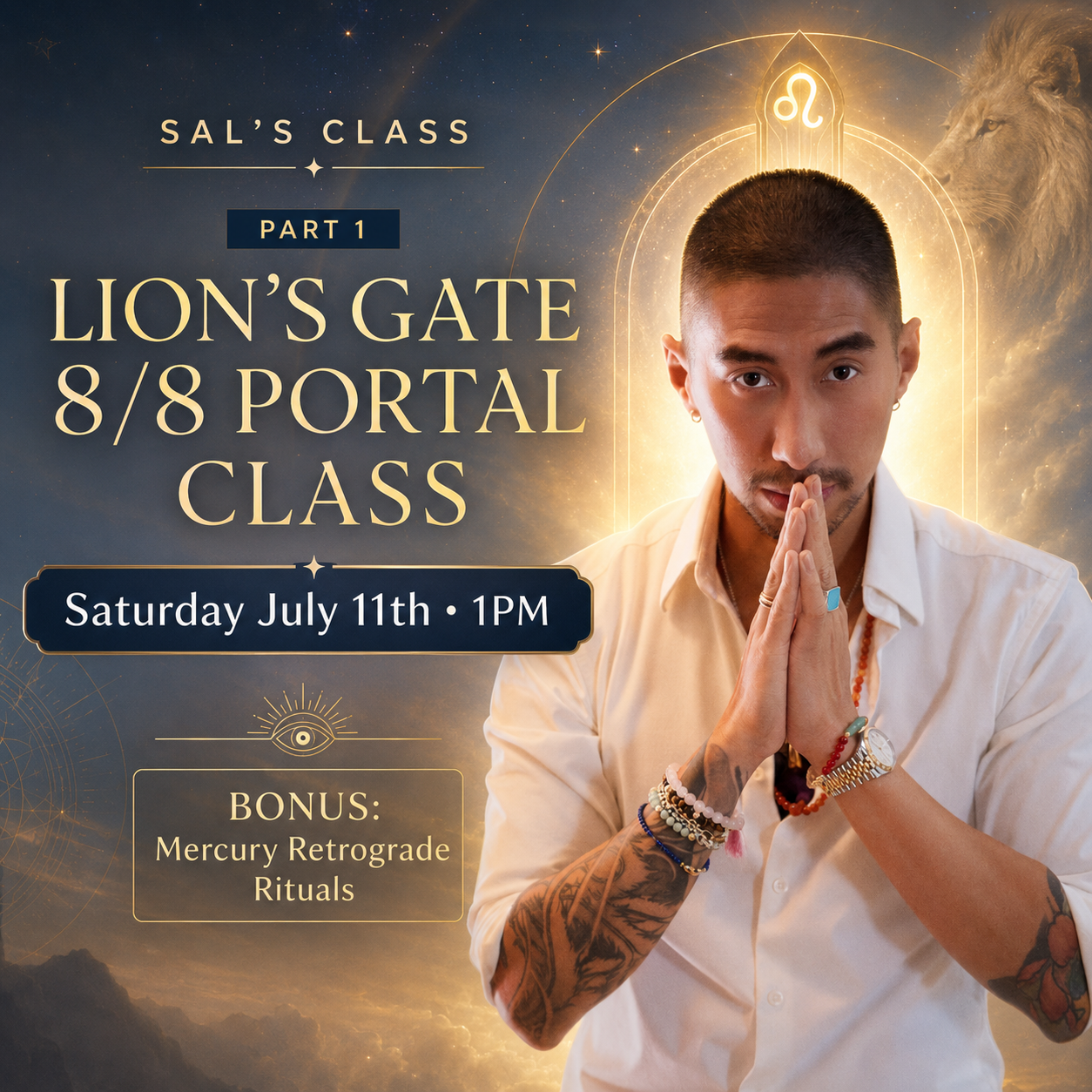 Sal's Live Lions Gate Portal Class Pt 1
