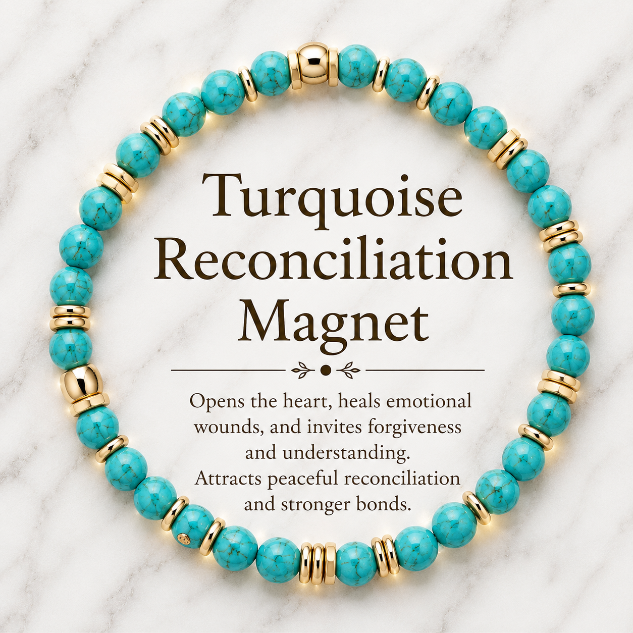 Turquoise Reconciliation Magnet Bracelet