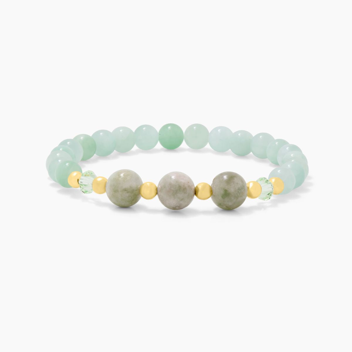 Virgo Lucky Zodiac Trio Crystal Bracelet
