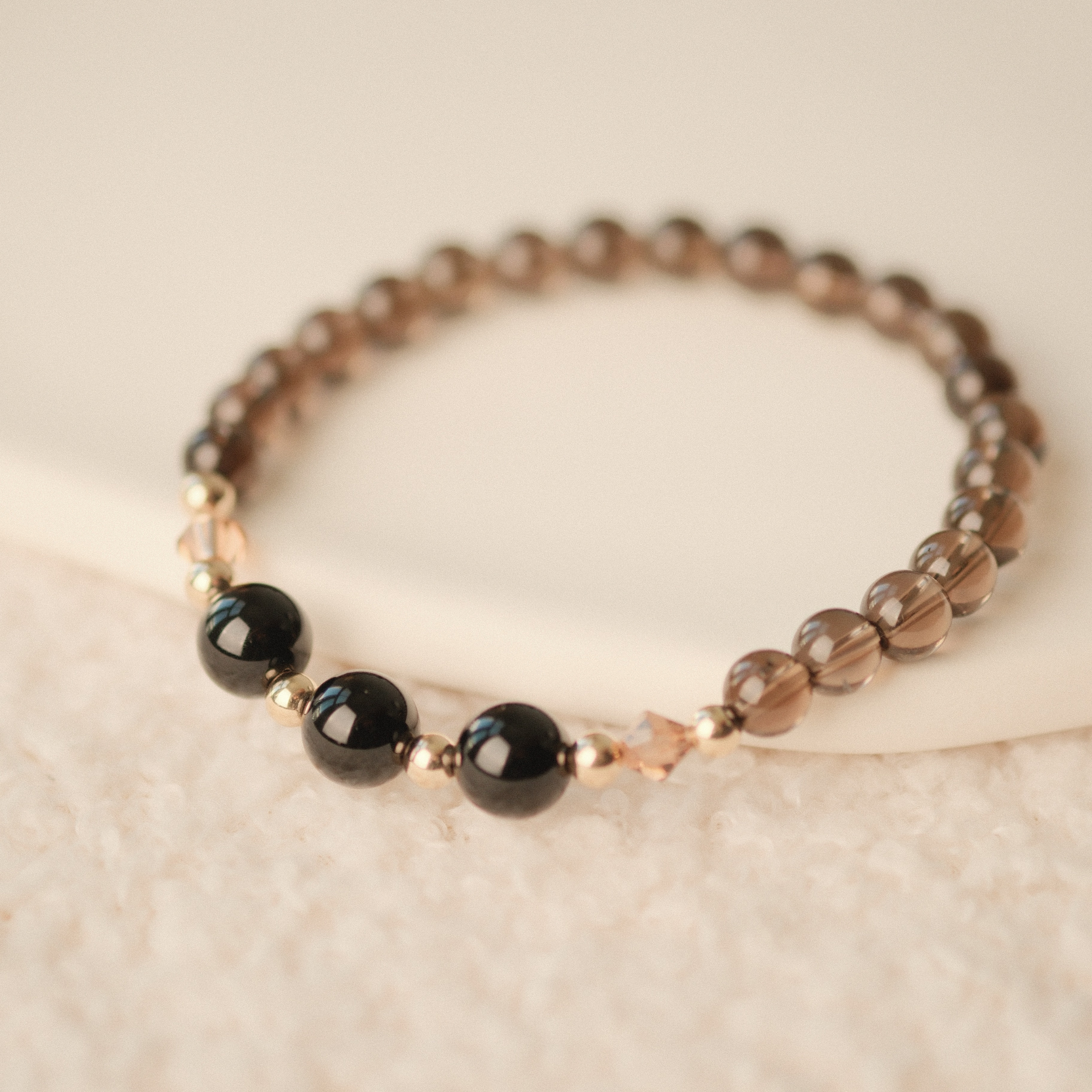 Libra Lucky Zodiac Trio Crystal Bracelet