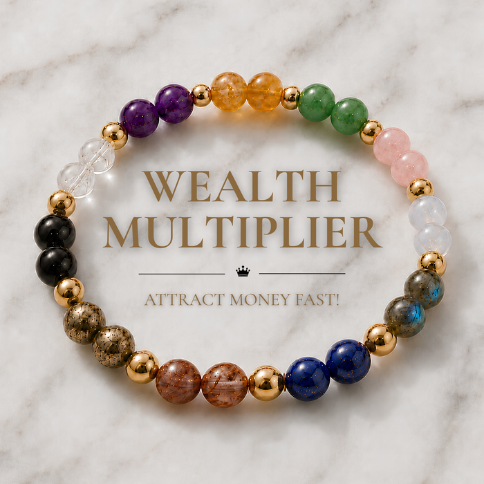 11:11 Wealth Multiplier REAL Gold Bracelet — view 1