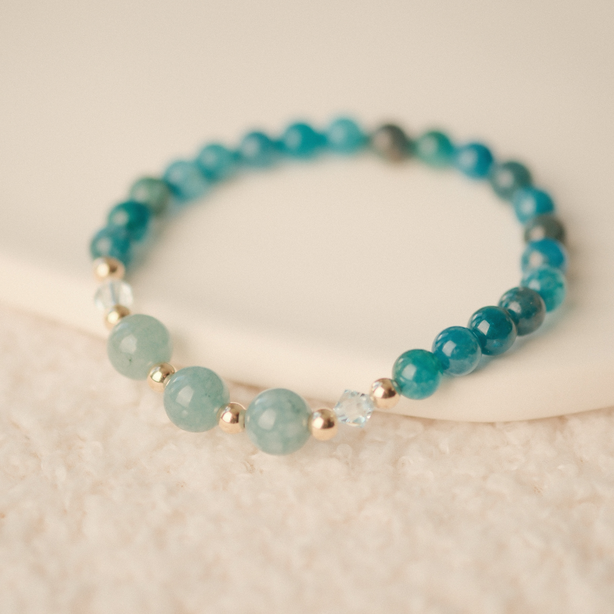 Gemini Lucky Zodiac Trio Crystal Bracelet