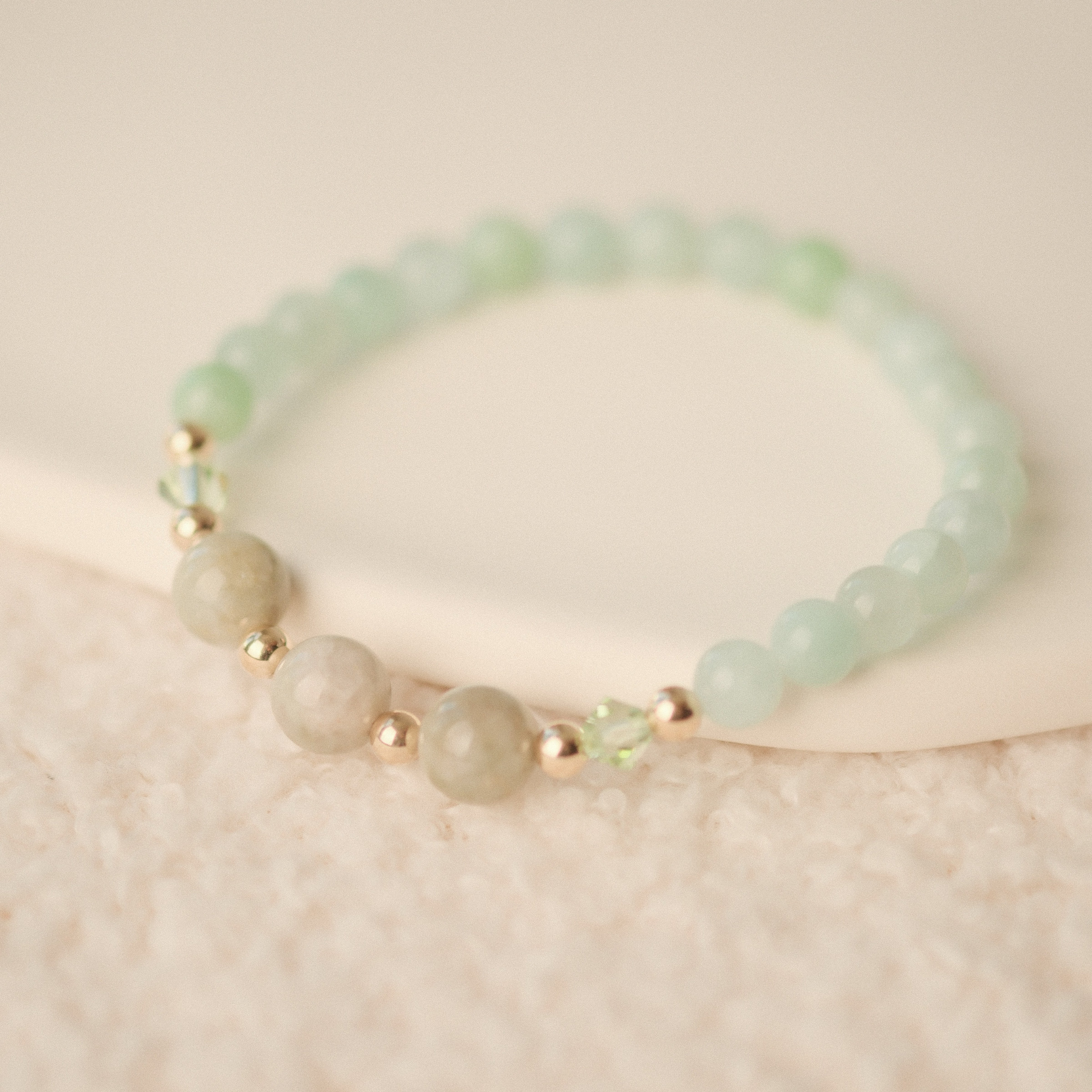 Virgo Lucky Zodiac Trio Crystal Bracelet