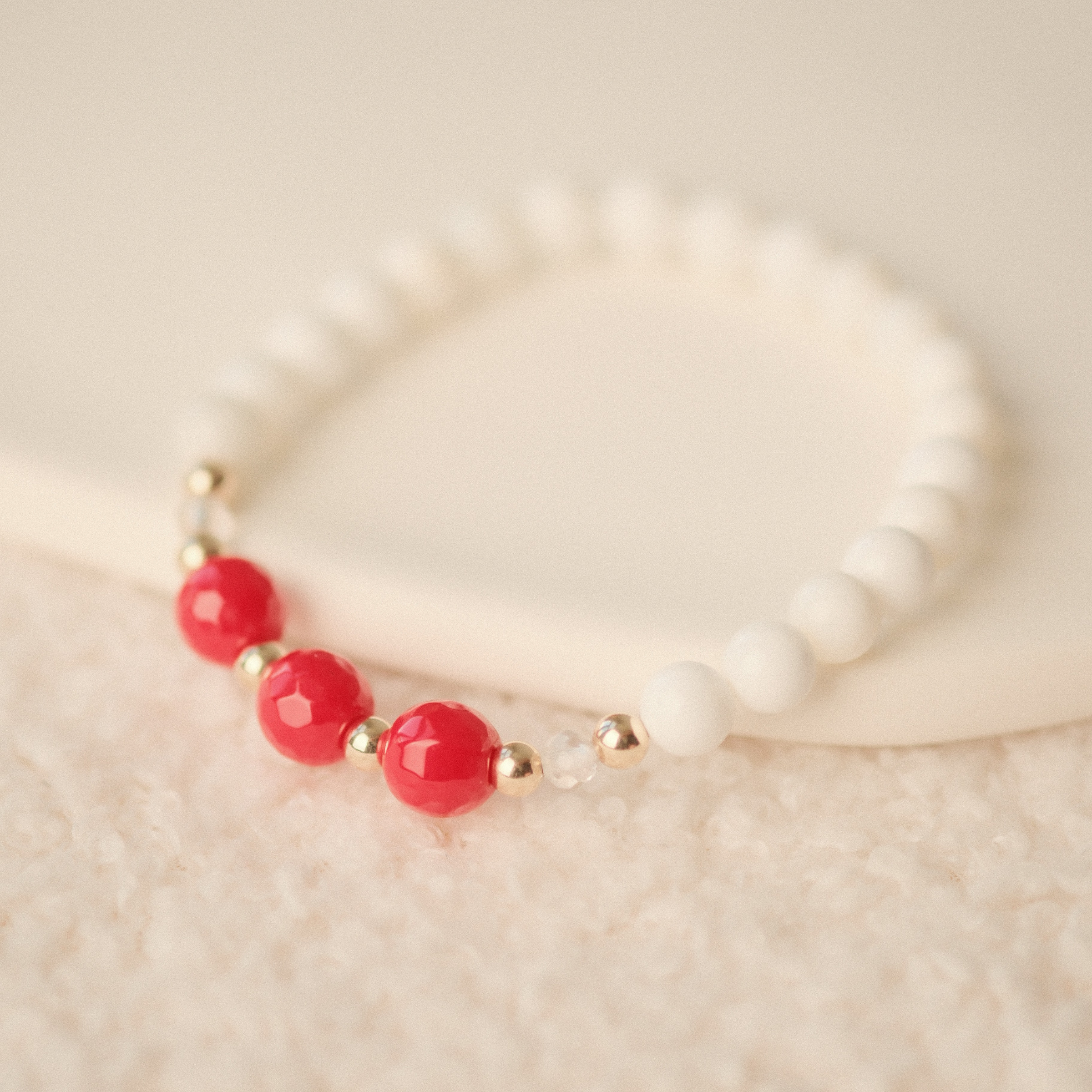 Aquarius Lucky Zodiac Trio Crystal Bracelet