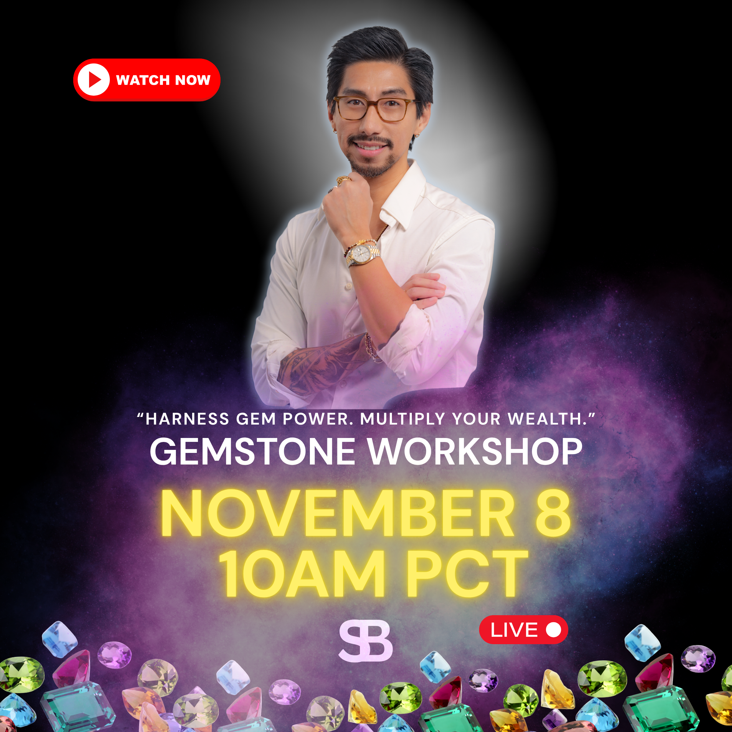Sal's Live Manifestation With Gemstones Workshop