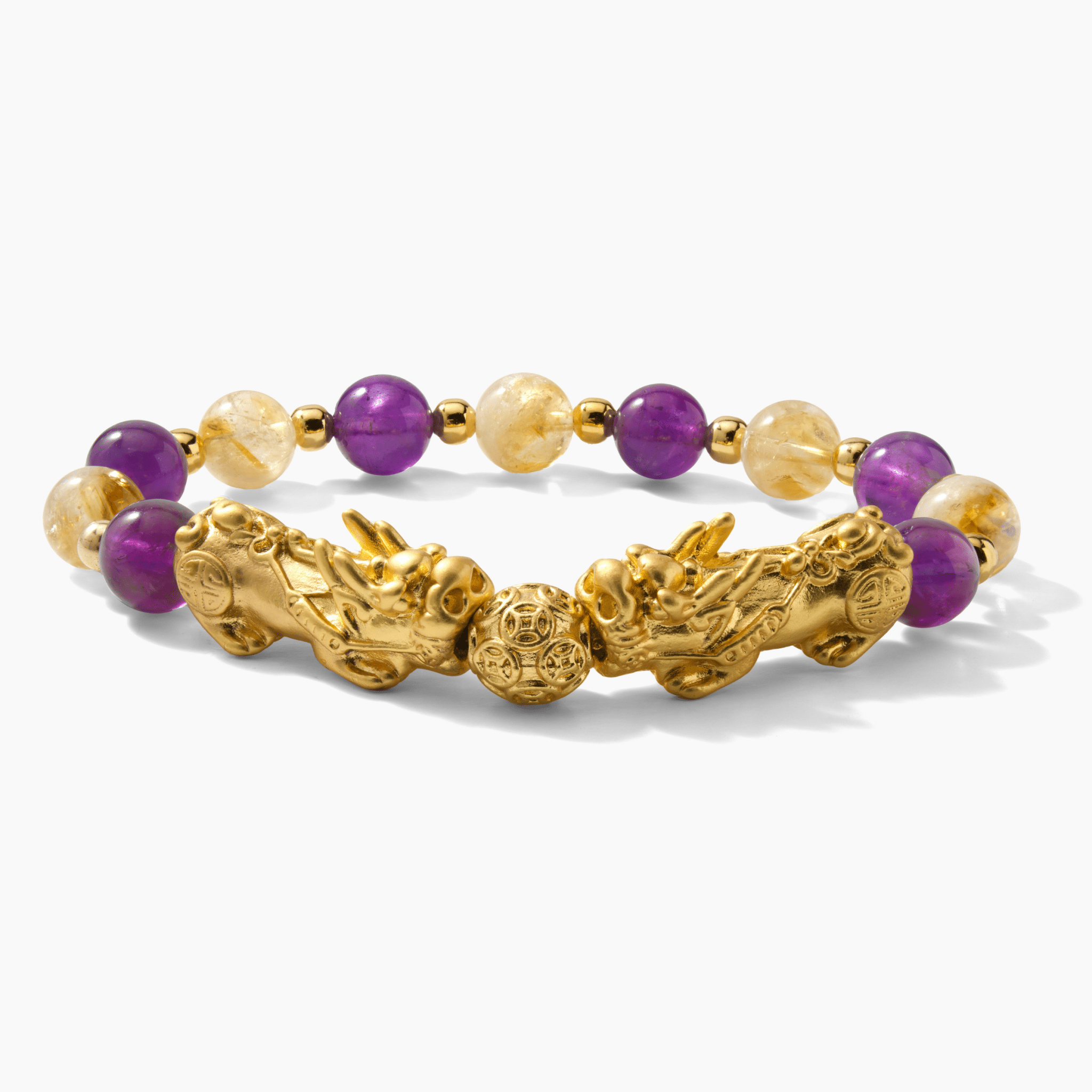 Aries Zodiac Feng Shui Double Pixiu Bracelet - Eat.Read.Love.