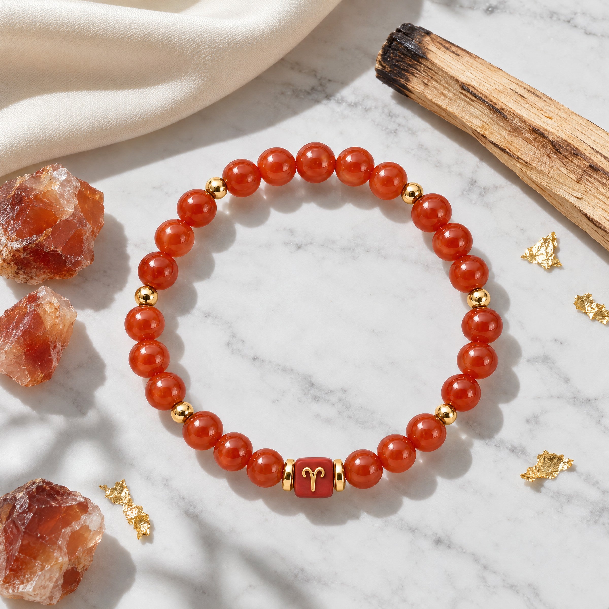 Aries Zodiac Signature Bracelet
