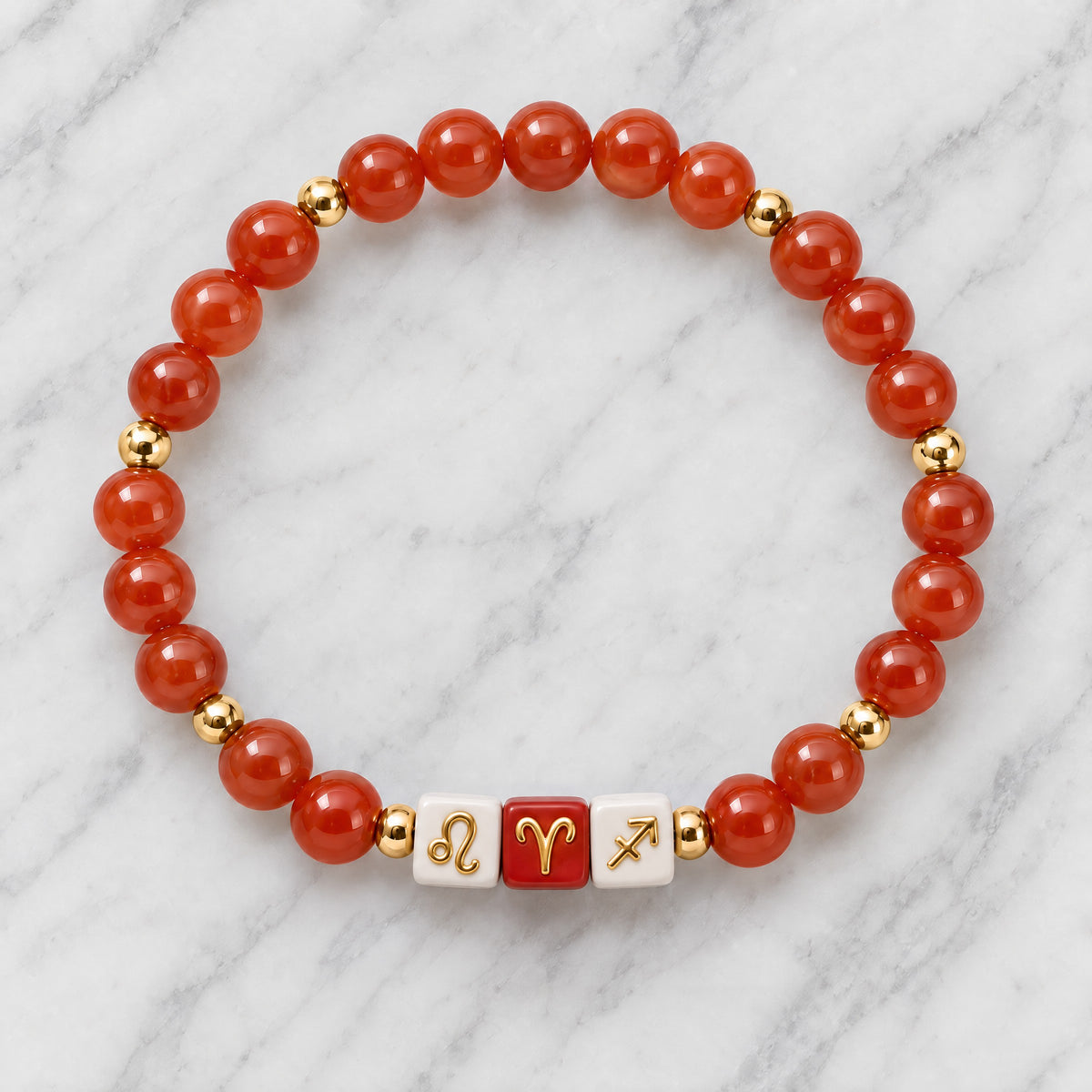 Aries Zodiac Signature Bracelet
