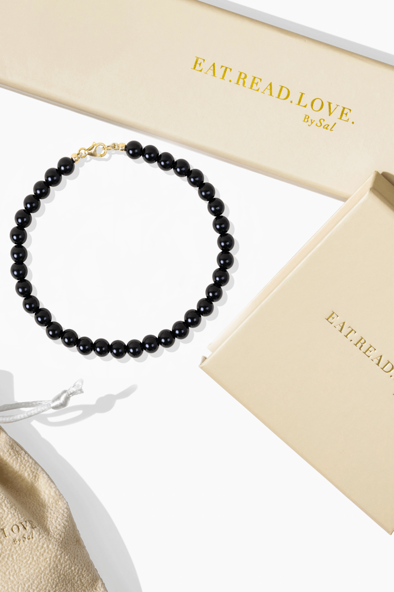 Black Onyx Bracelet - Protection - Eat.Read.Love.