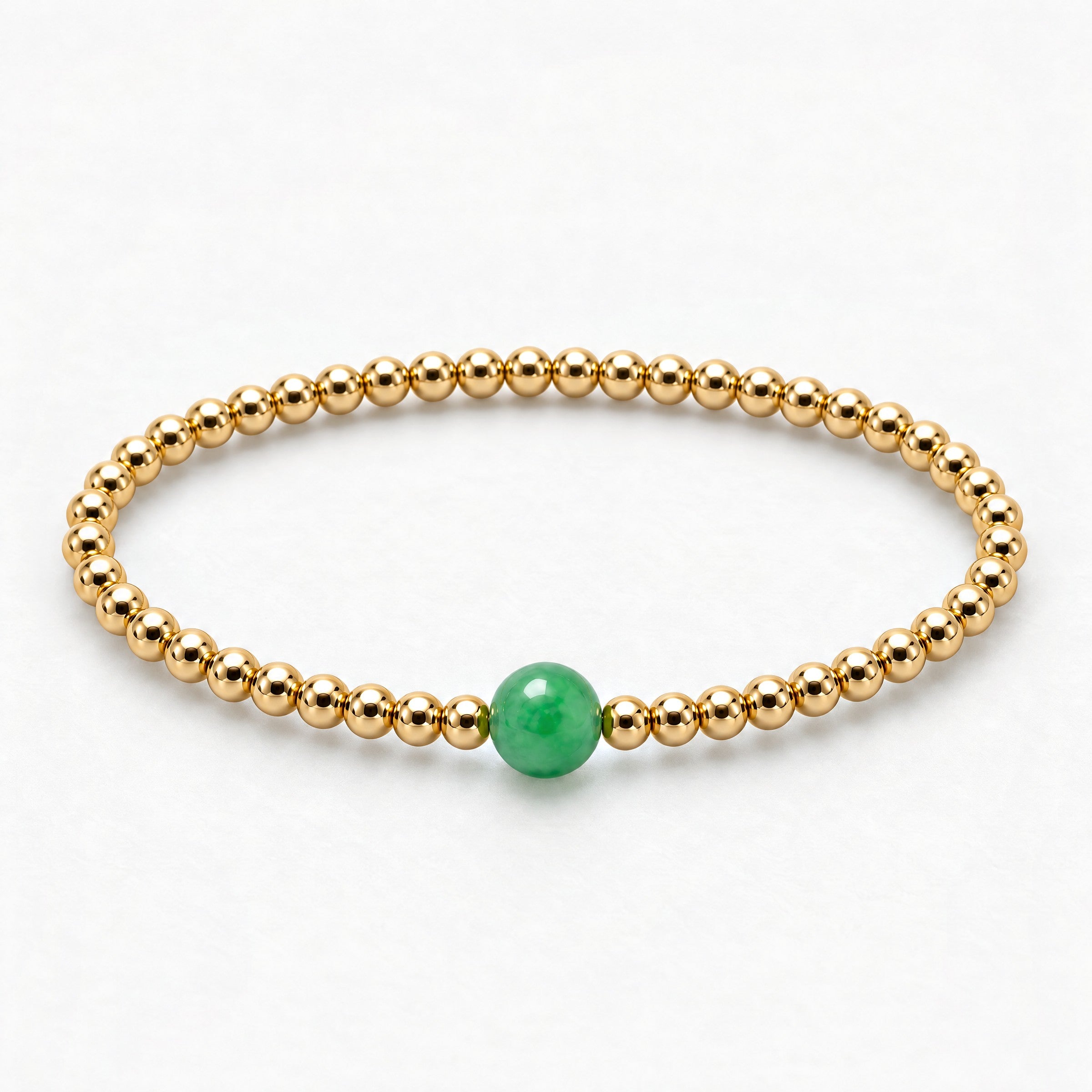 Cancer Golden Zodiac Jade 2026 Bracelet REAL Gold