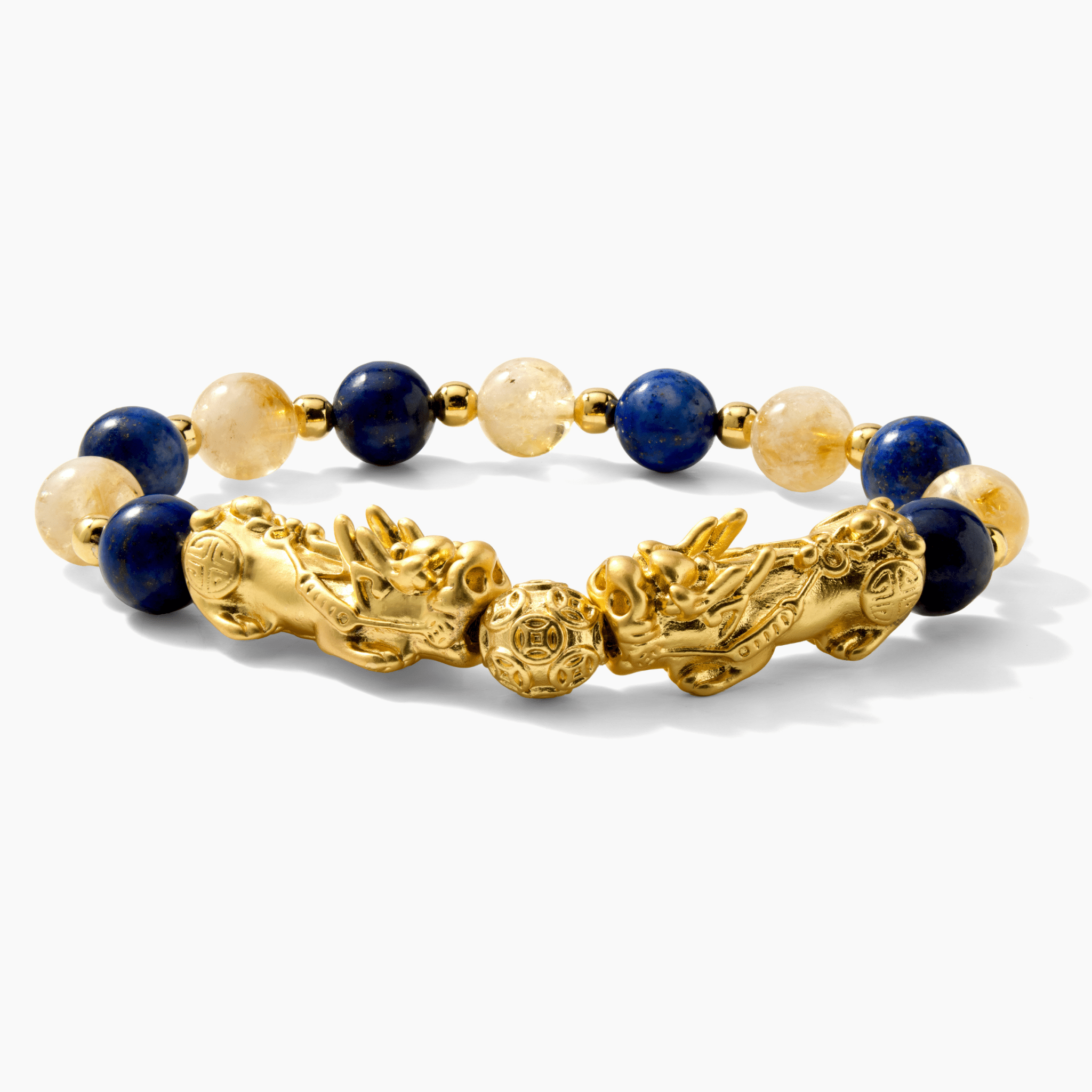 Cancer Zodiac Feng Shui Double Pixiu Bracelet - Eat.Read.Love.
