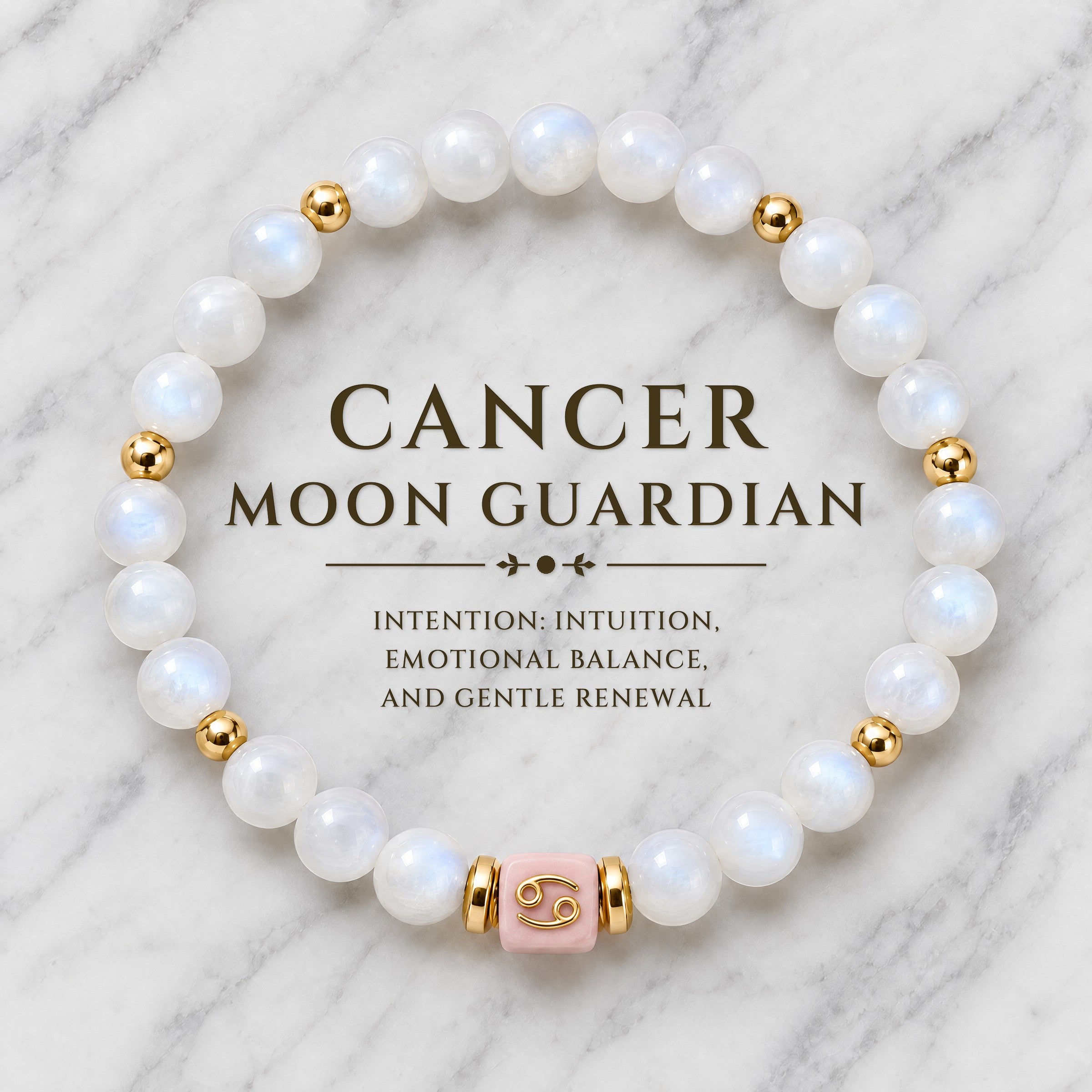 Cancer Zodiac Signature Bracelet