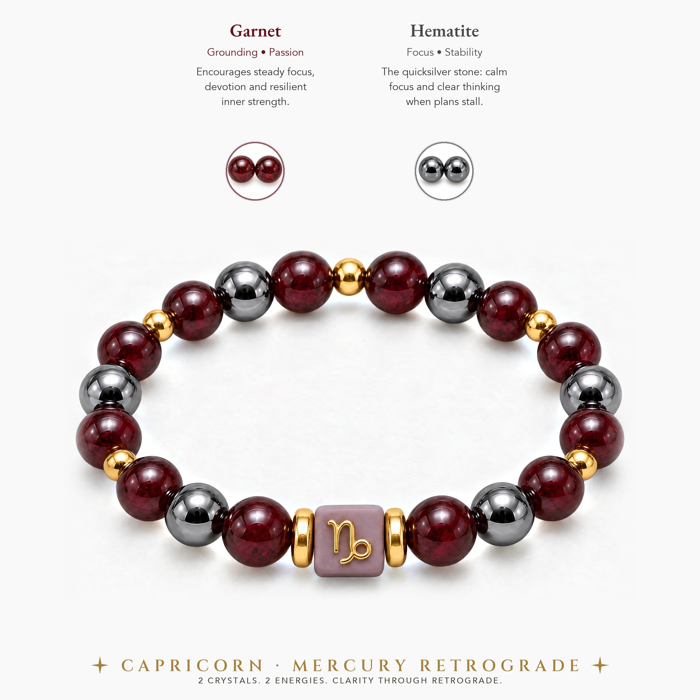 Capricorn Mercury Retrograde Bracelet