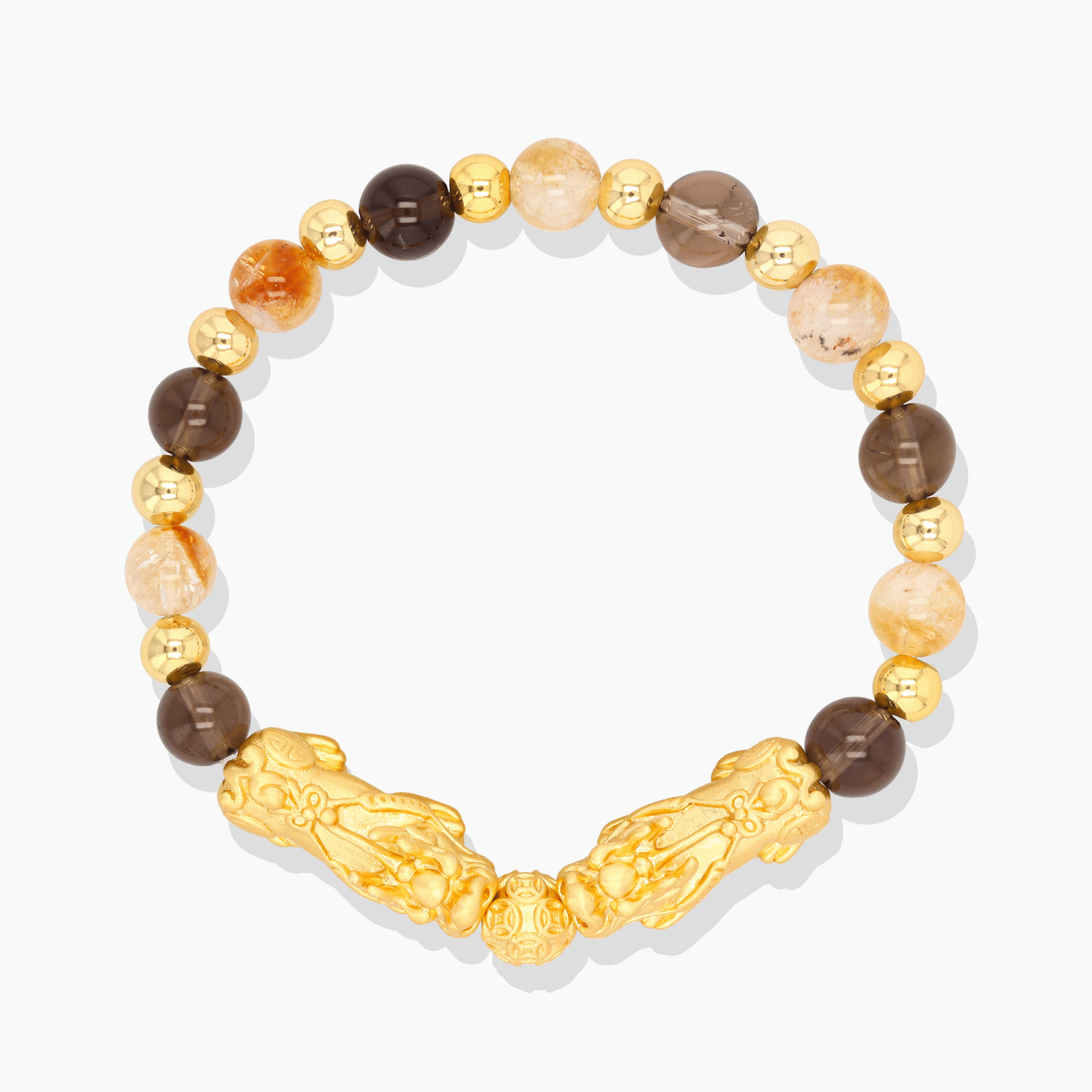 Capricorn Zodiac Feng Shui Double Pixiu Bracelet - Eat.Read.Love.