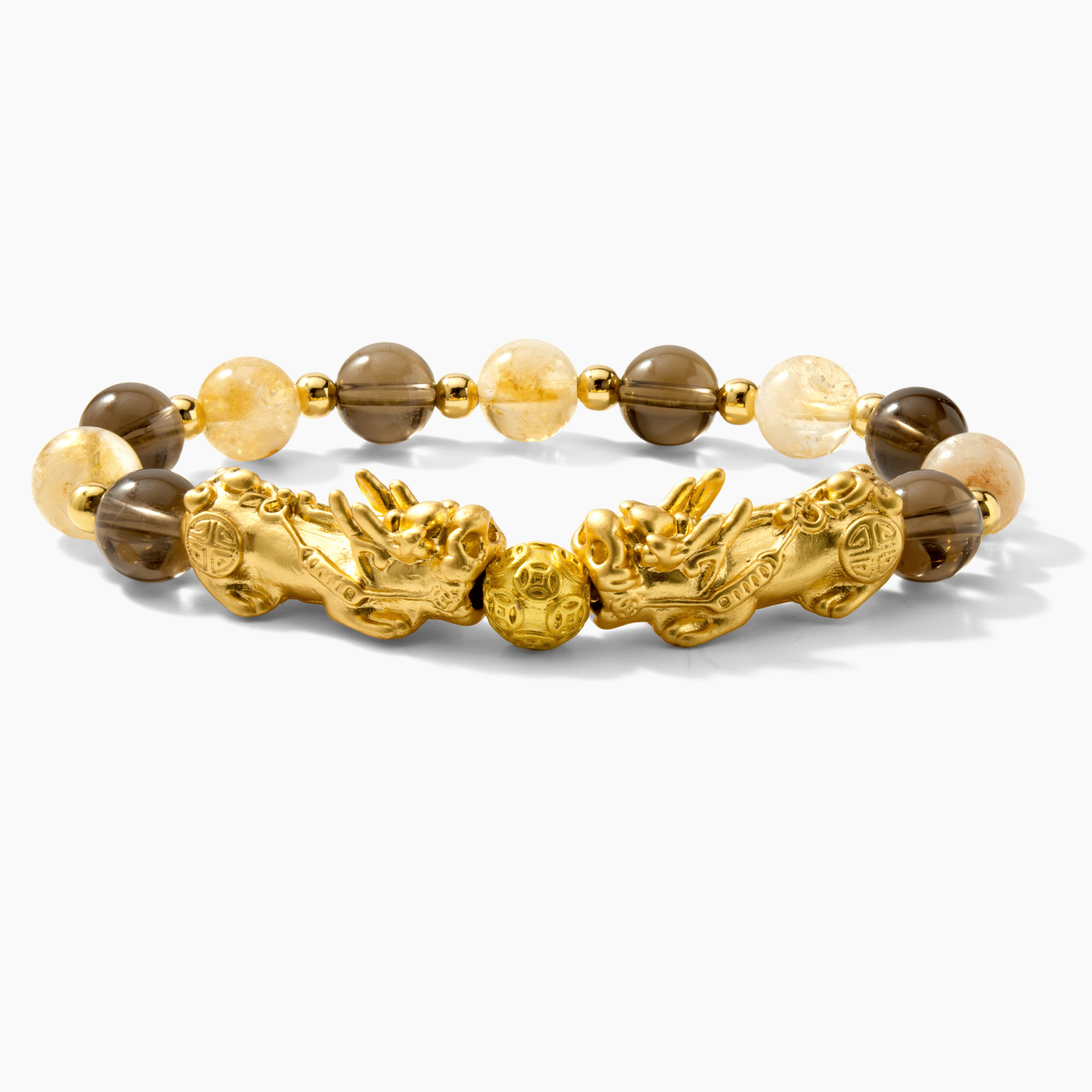 Capricorn Zodiac Feng Shui Double Pixiu Bracelet - Eat.Read.Love.