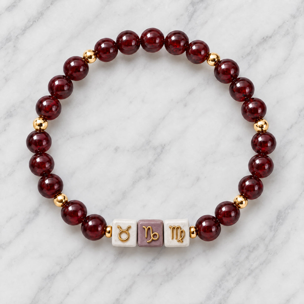 Capricorn Zodiac Signature Bracelet