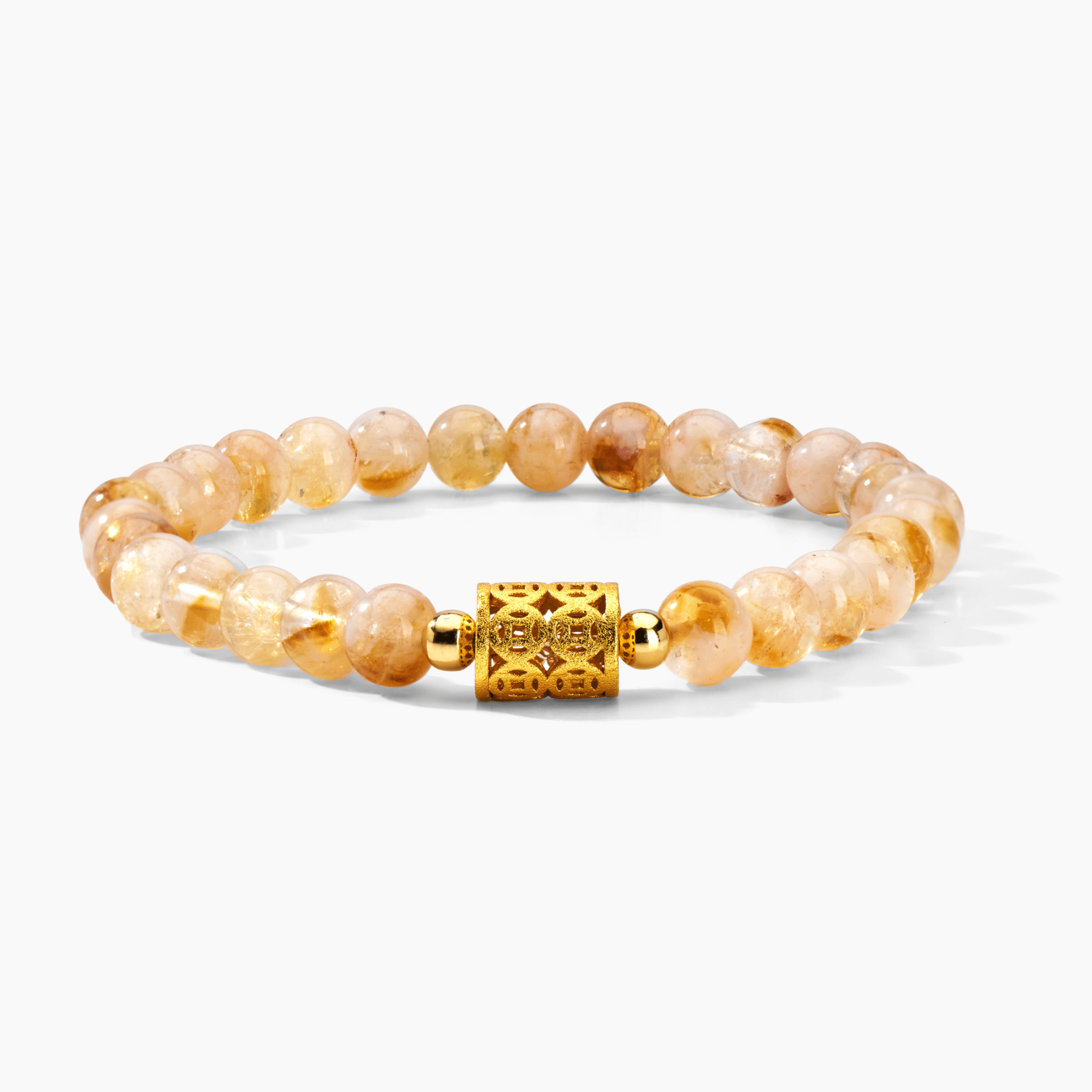 Citrine 11:11 Manifest Millions Gemstone Bracelet - Eat.Read.Love.