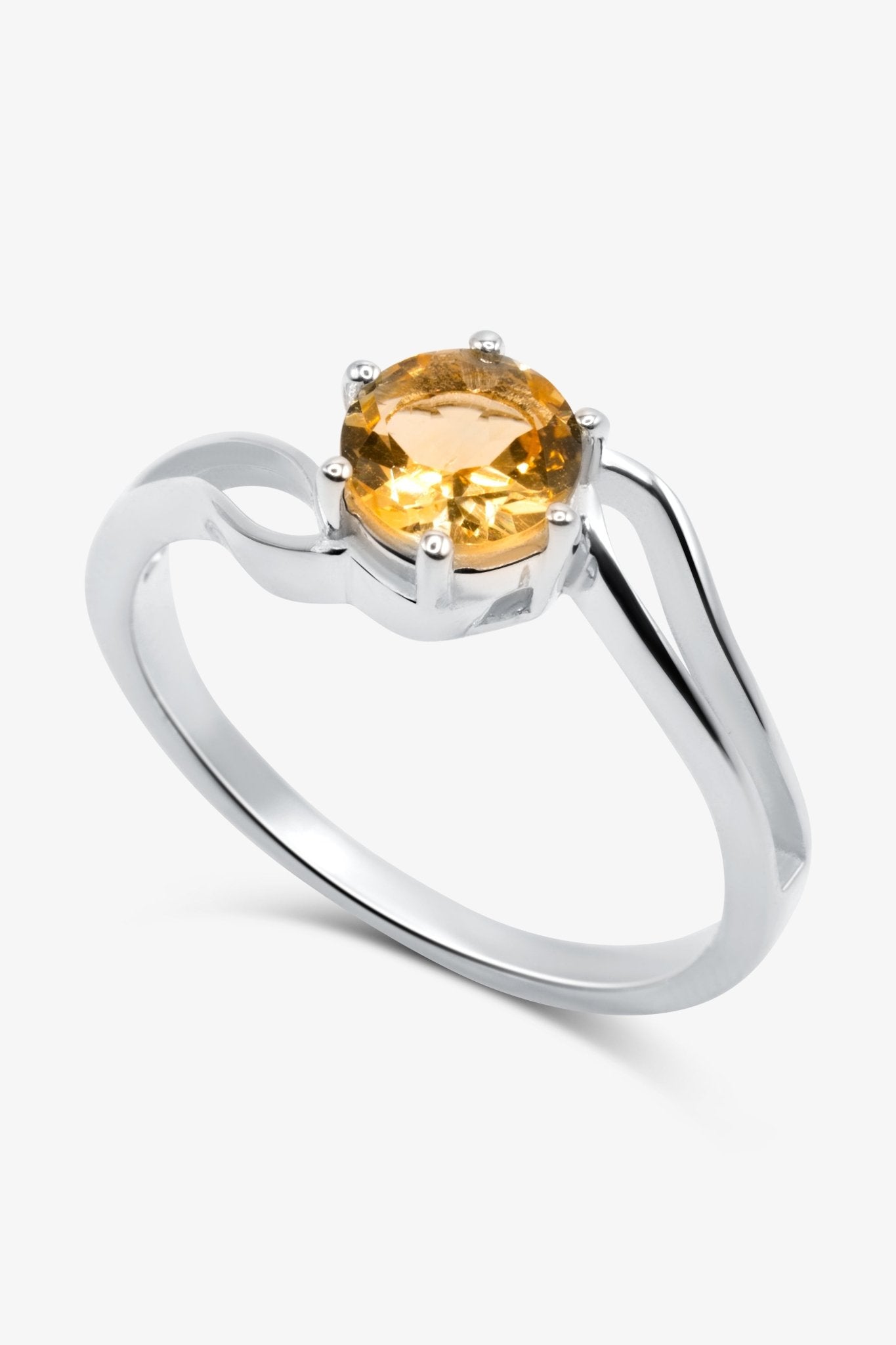 Citrine Crystal Ring - Eat.Read.Love.