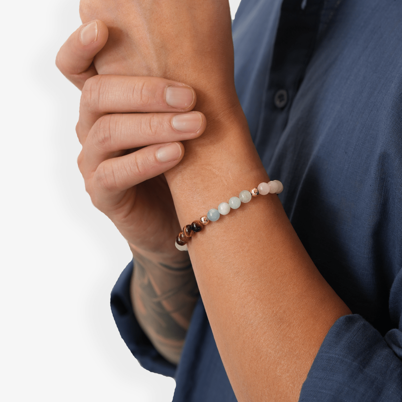 Elevated Everything Bracelet with REAL Gold Beads