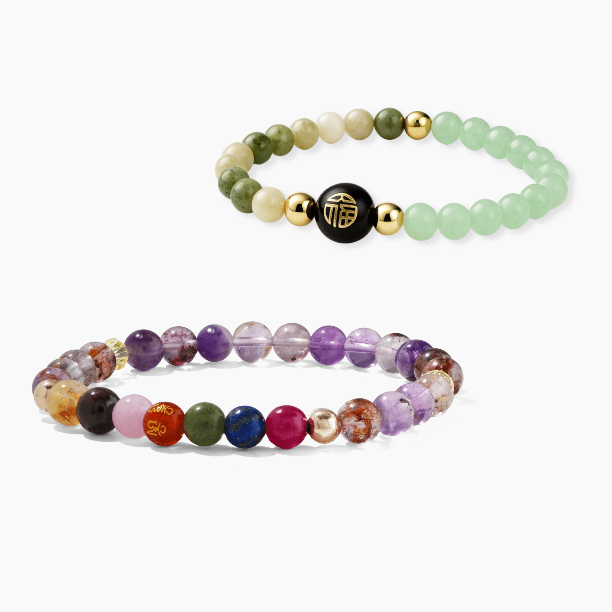 Energized Lucky 777 Mega Money and Love Manifestation REAL Gold Bracelet - Eat.Read.Love.