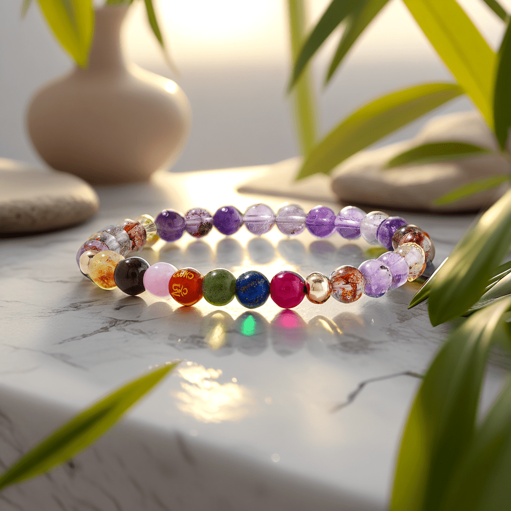 Energized Lucky 777 Mega Money and Love Manifestation REAL Gold Bracelet - Eat.Read.Love.