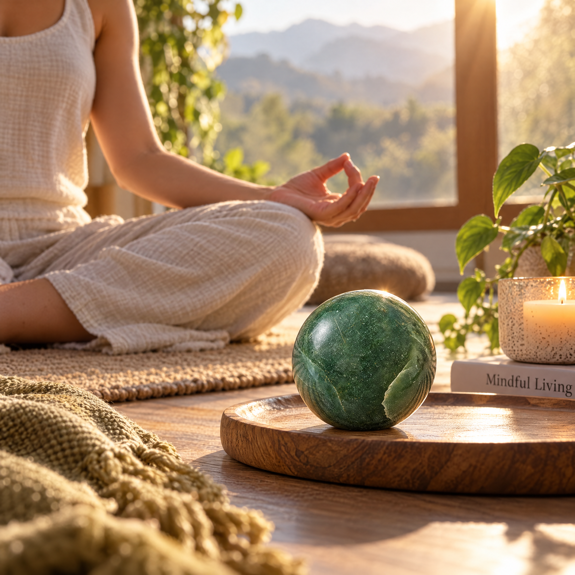 ERL Studio ritual — Green Aventurine Sphere · 2ddf2bff-db82-4153-8a2a-5ea462715447