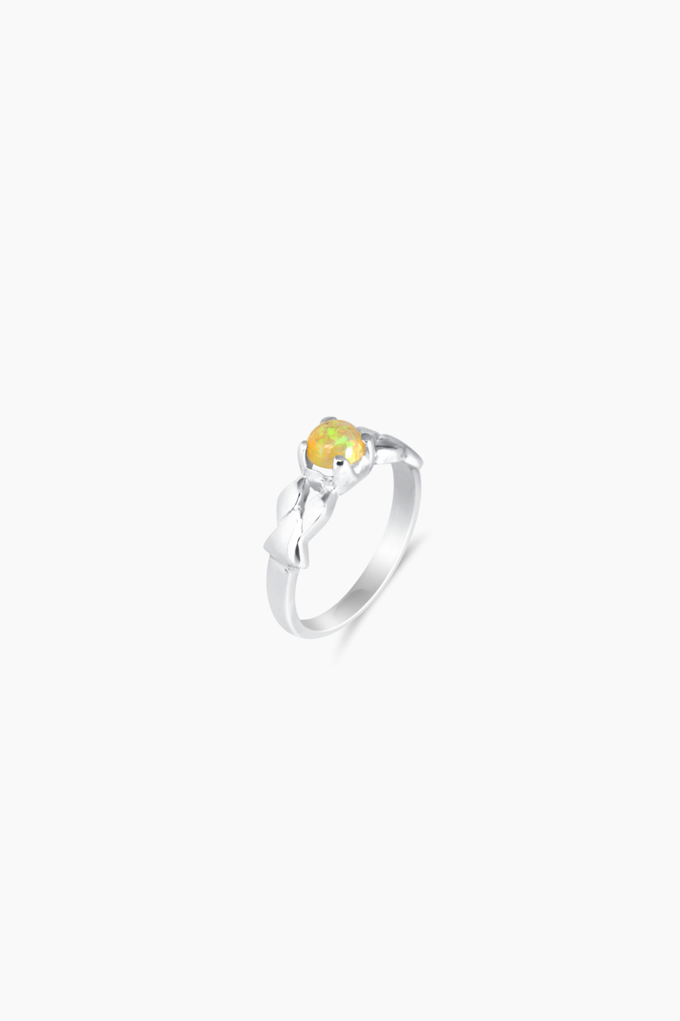 Ethiopian Opal Sterling Silver Ring - Eat.Read.Love.