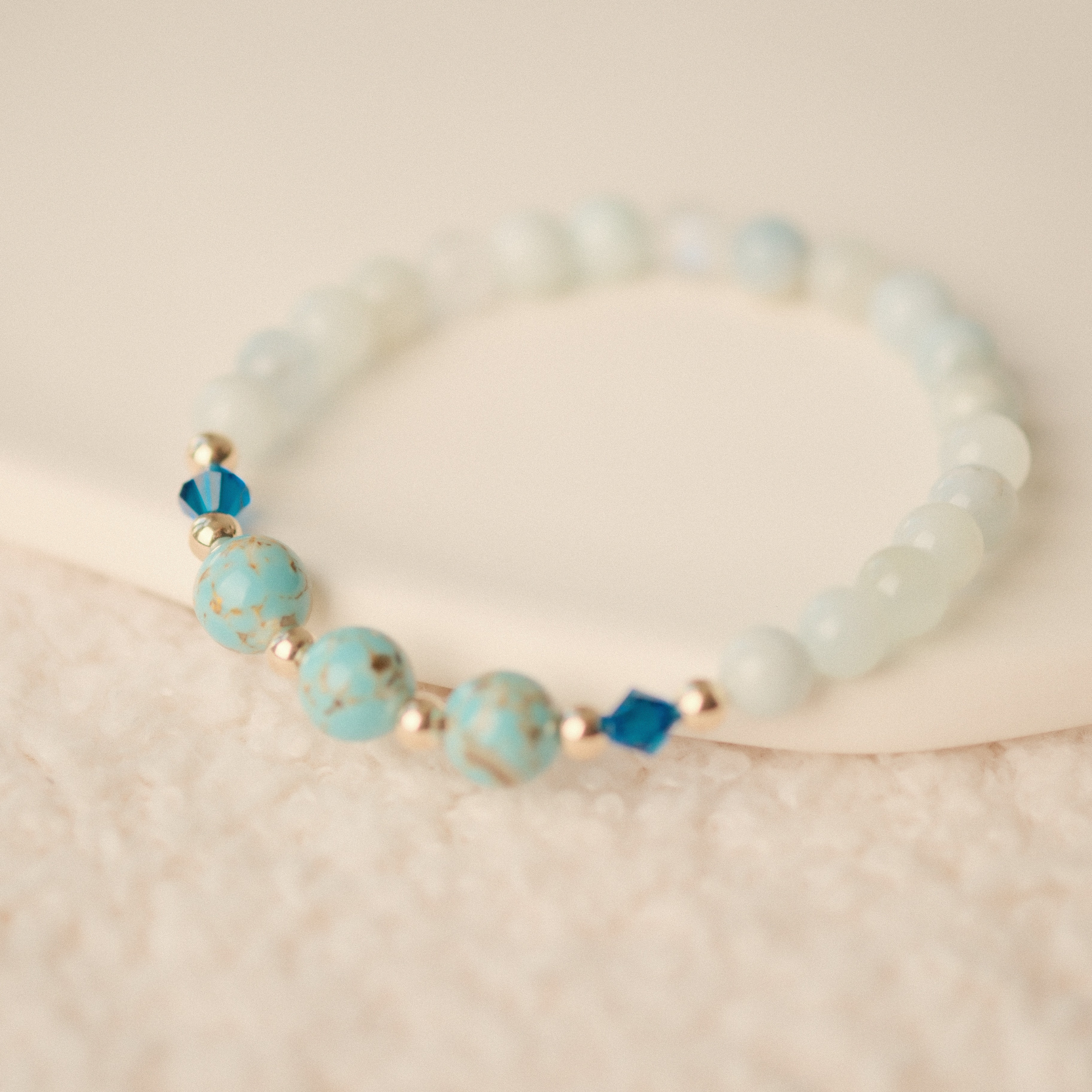 Sagittarius Lucky Zodiac Trio Crystal Bracelet