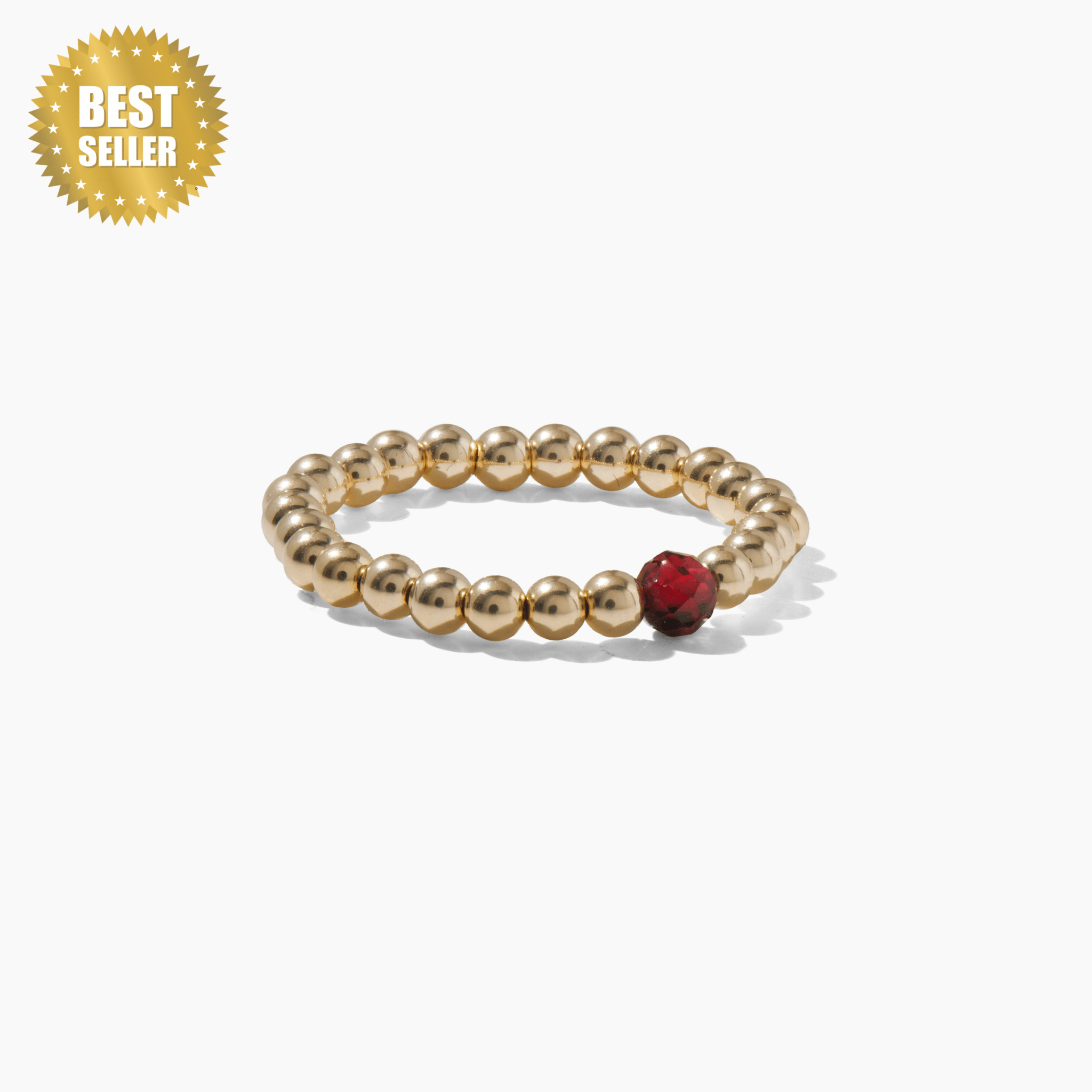 Garnet Ring of Fortune REAL Gold - Eat.Read.Love.