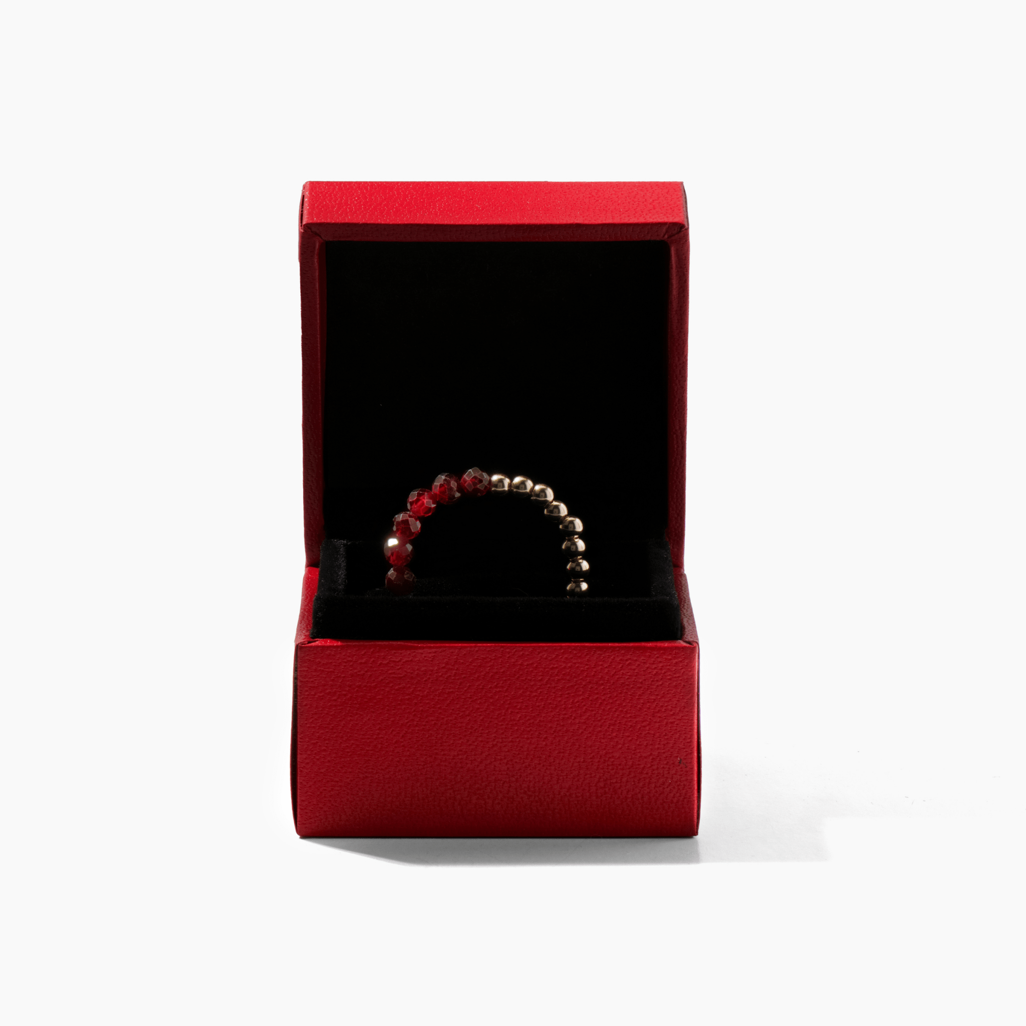 Garnet Ring of Fortune REAL Gold - Eat.Read.Love.