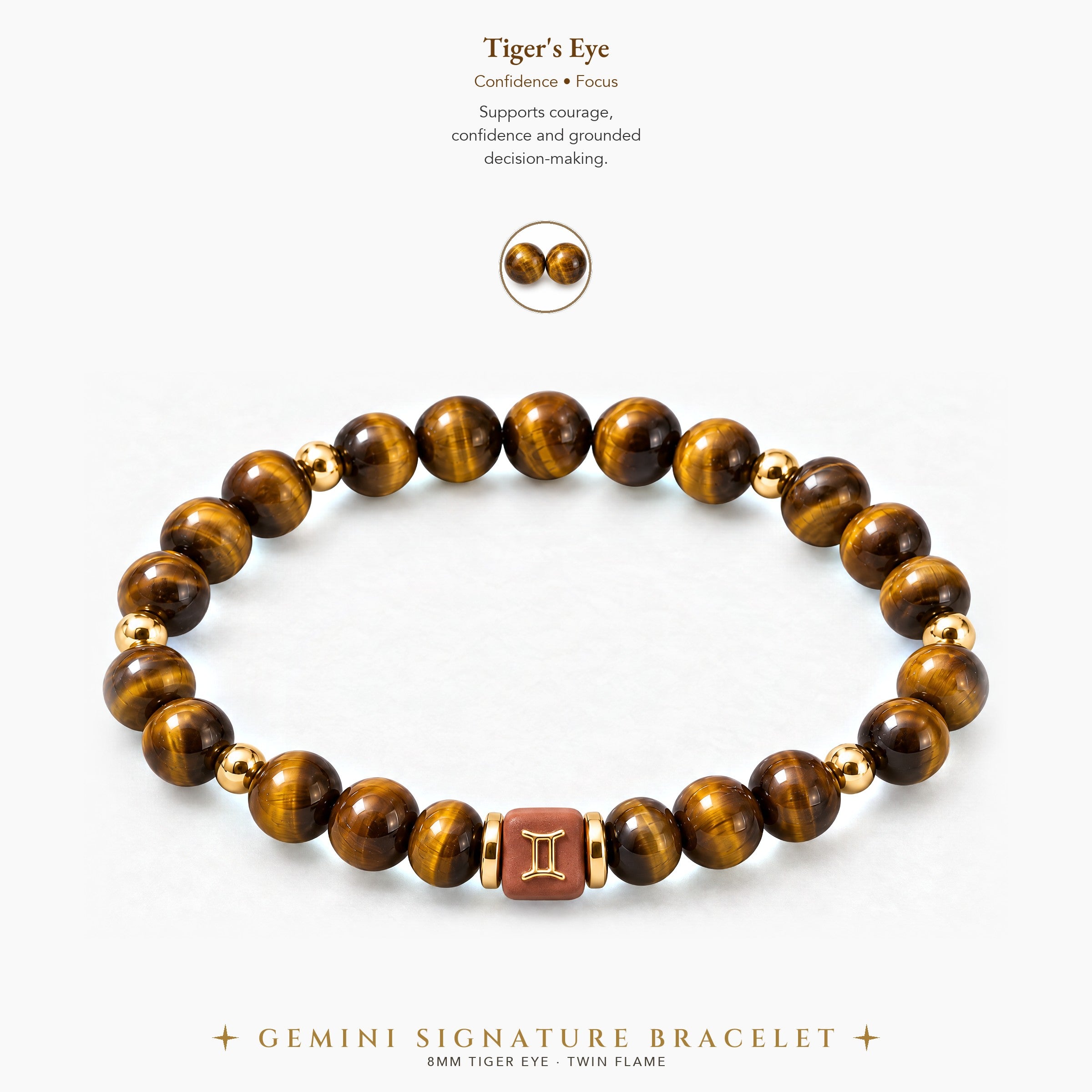 Gemini Zodiac Signature Bracelet