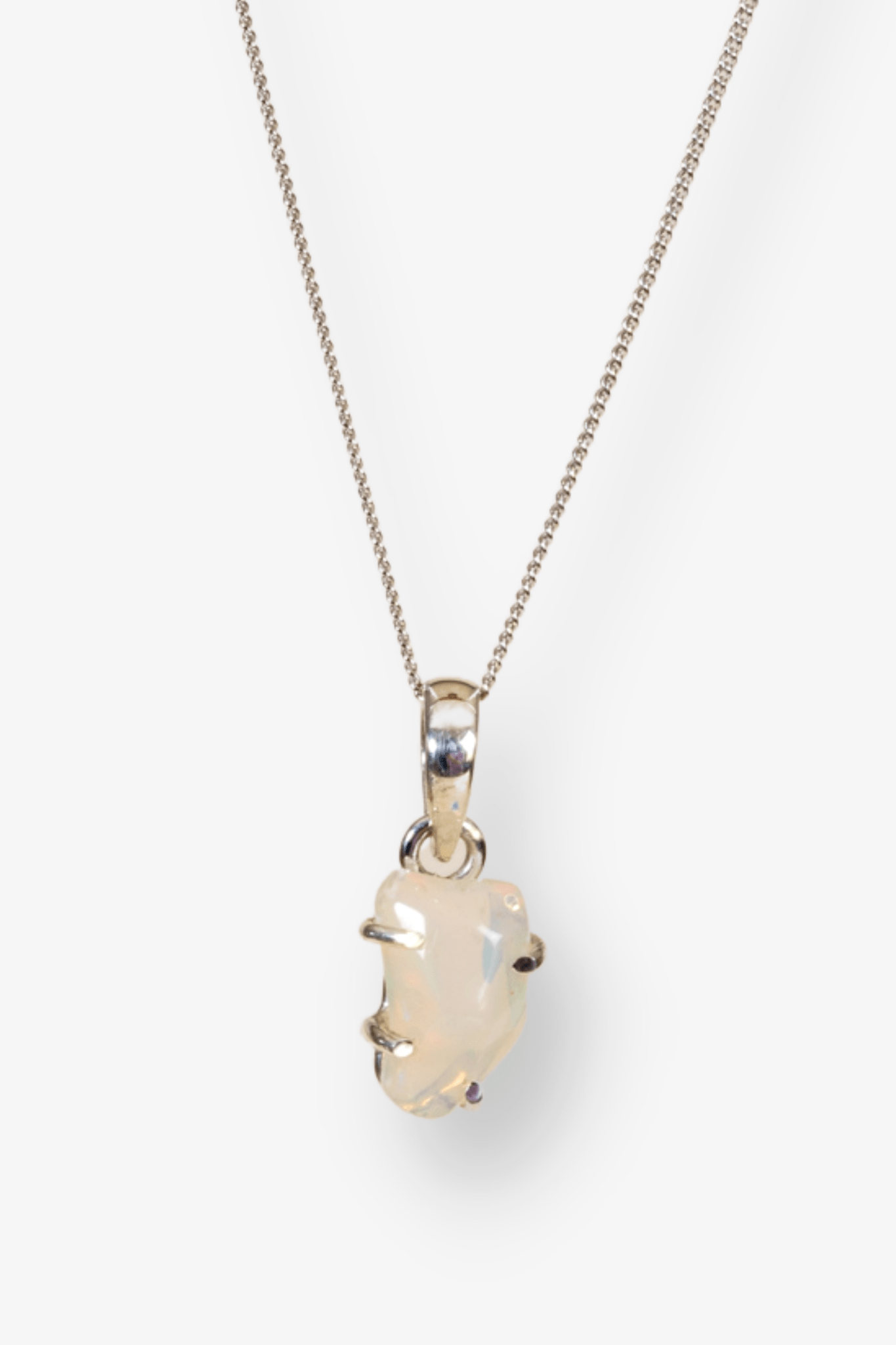 Genuine Opal Pendant - Eat.Read.Love.