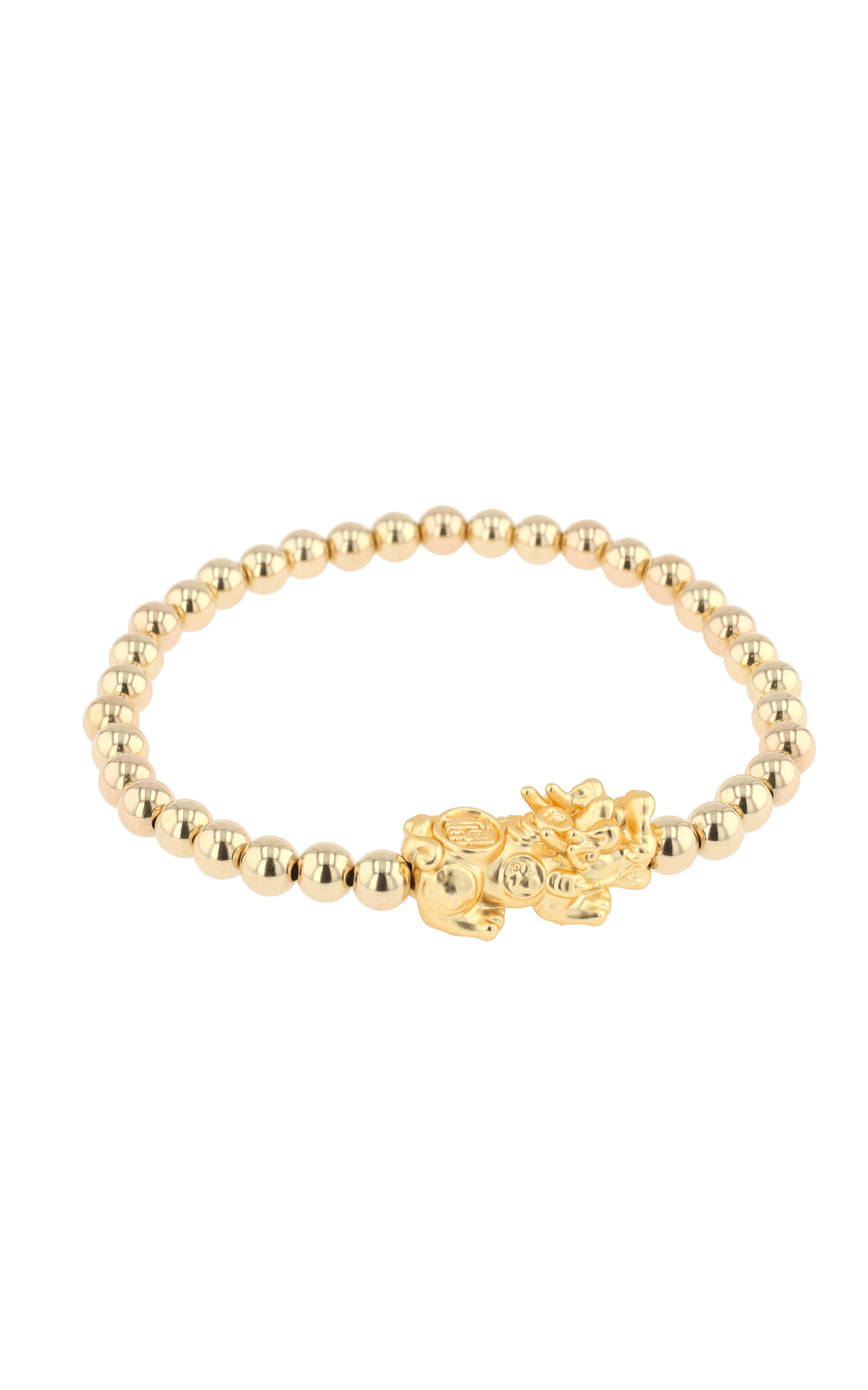 Gold Double Infinite Fortune 18k Gold Vermeil Double Pixiu Feng Shui Bracelet - Eat.Read.Love.