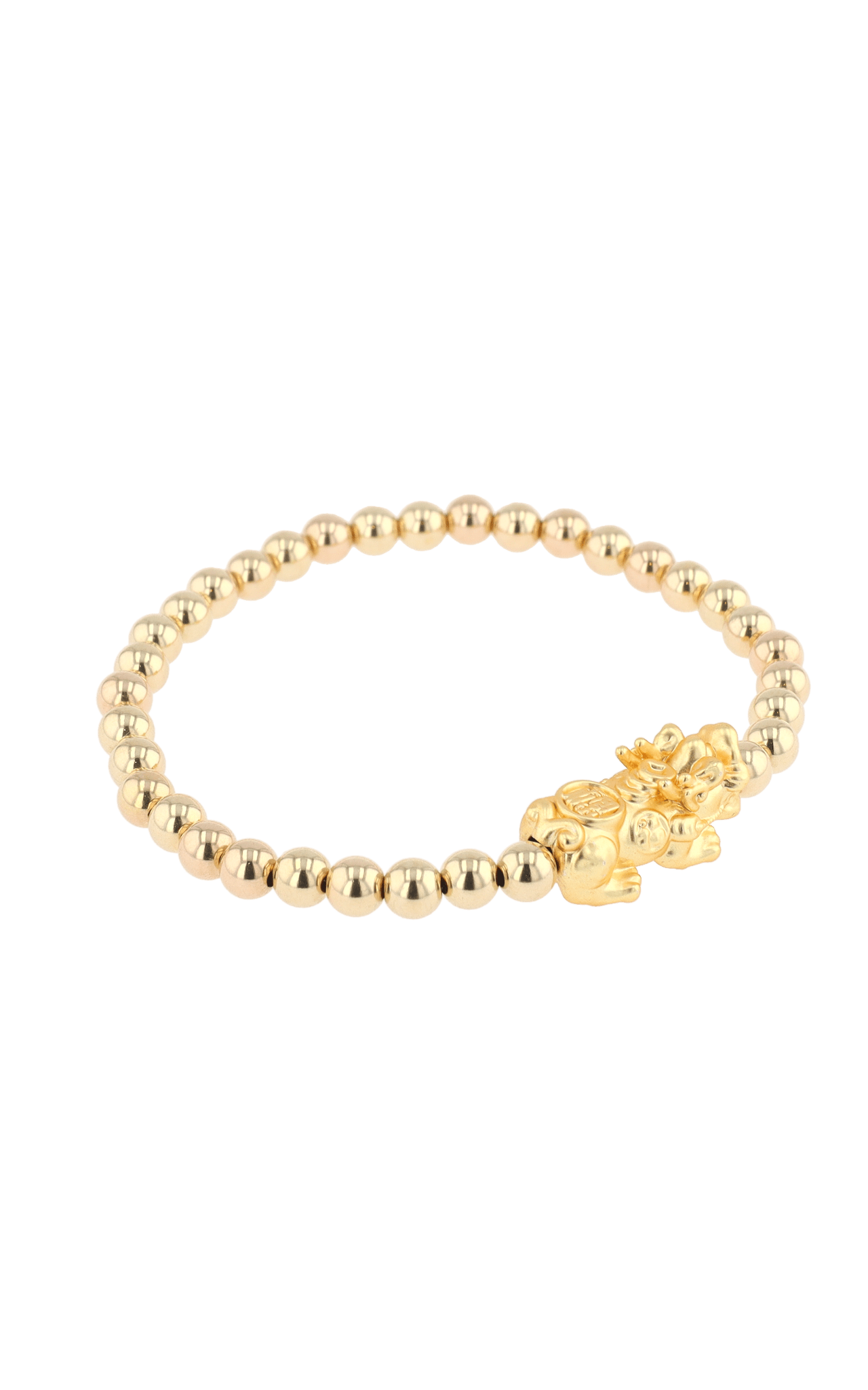 Gold Double Infinite Fortune 18k Gold Vermeil Double Pixiu Feng Shui Bracelet - Eat.Read.Love.