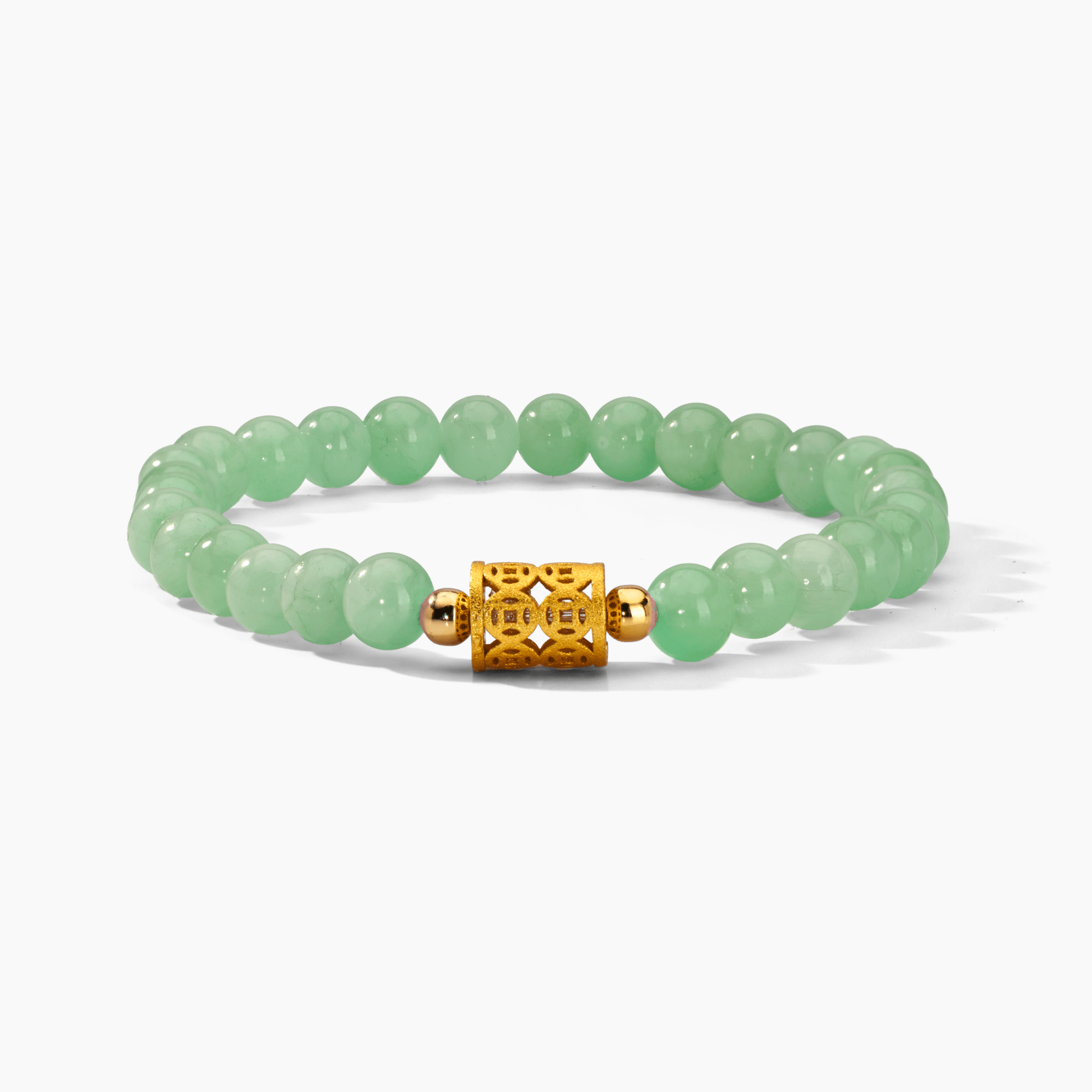 Green Aventurine Money Awakening 11:11 Gemstone Bracelet - Eat.Read.Love.