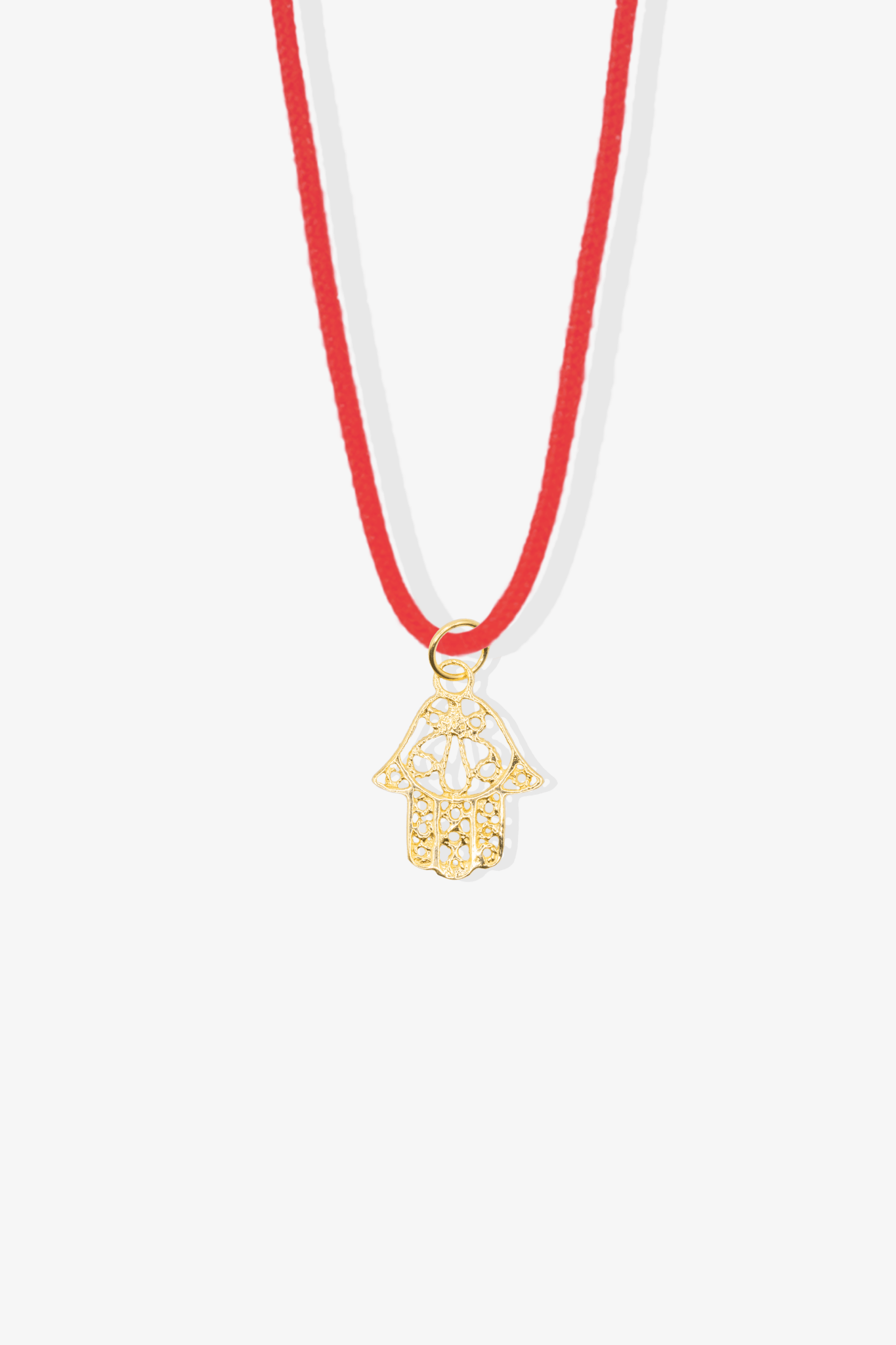 Hamsa Pendant 14K Real Gold - Eat.Read.Love.