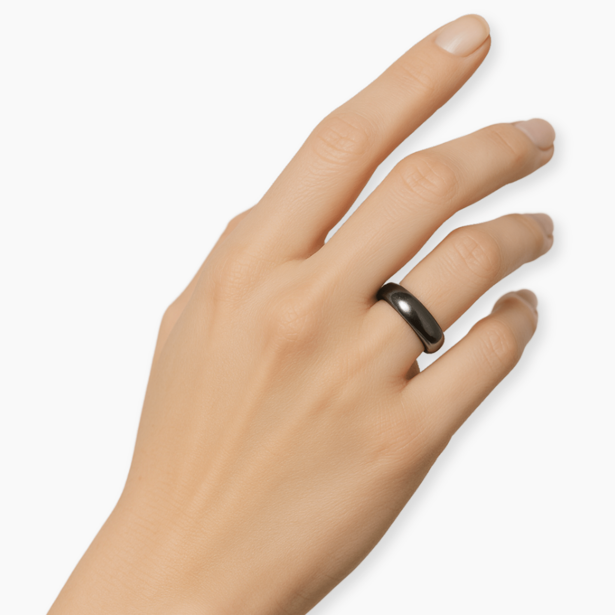 Hematite Crystal Ring - Eat.Read.Love.