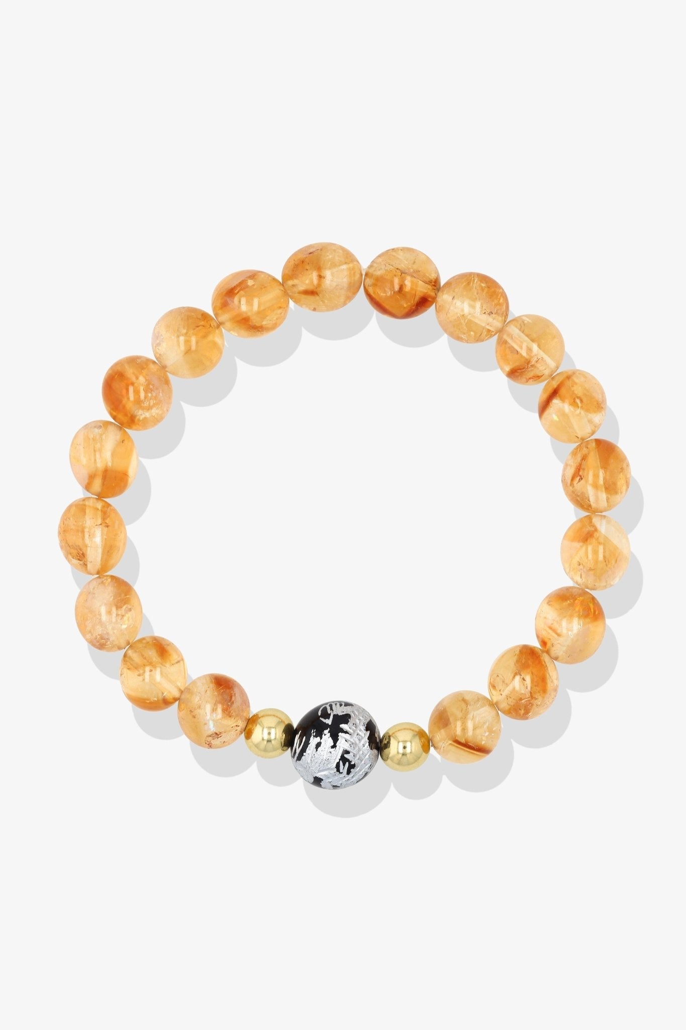 High Quality Citrine Feng Shui Dragon Lucky Bracelet - Eat.Read.Love.