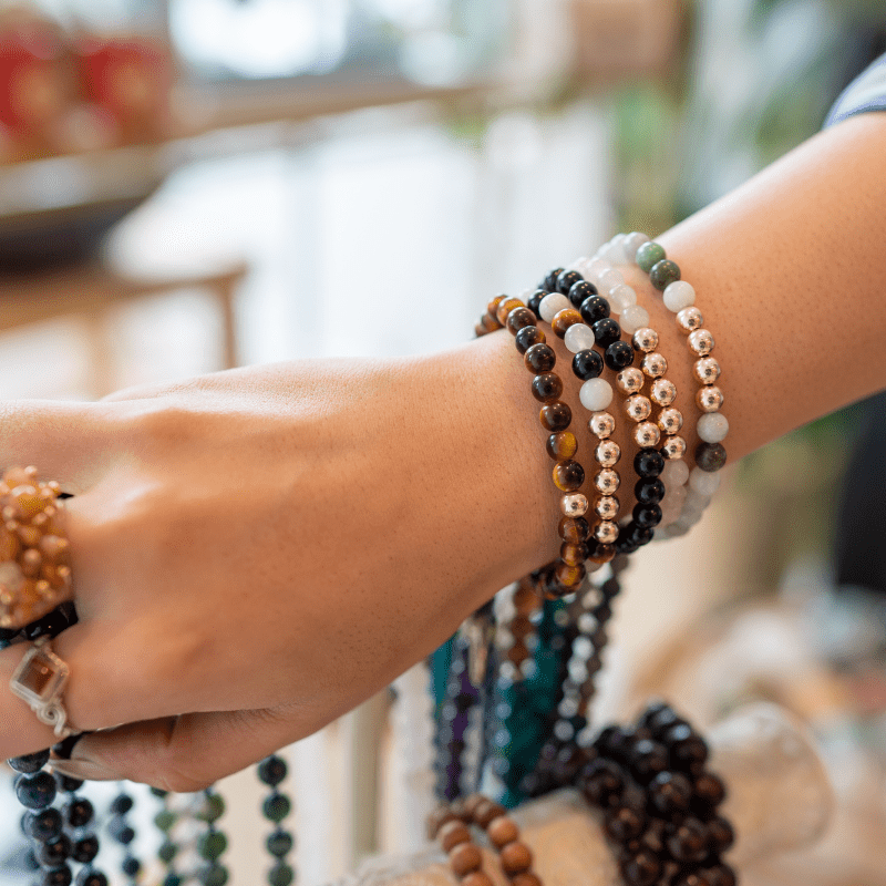 Highest Luck Bracelet with REAL Gold Beads