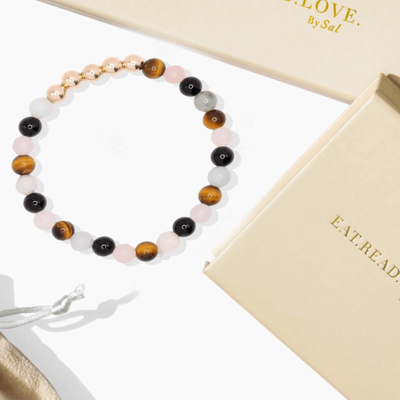 Highest Manifestation Bracelet with PURE Gold Beads