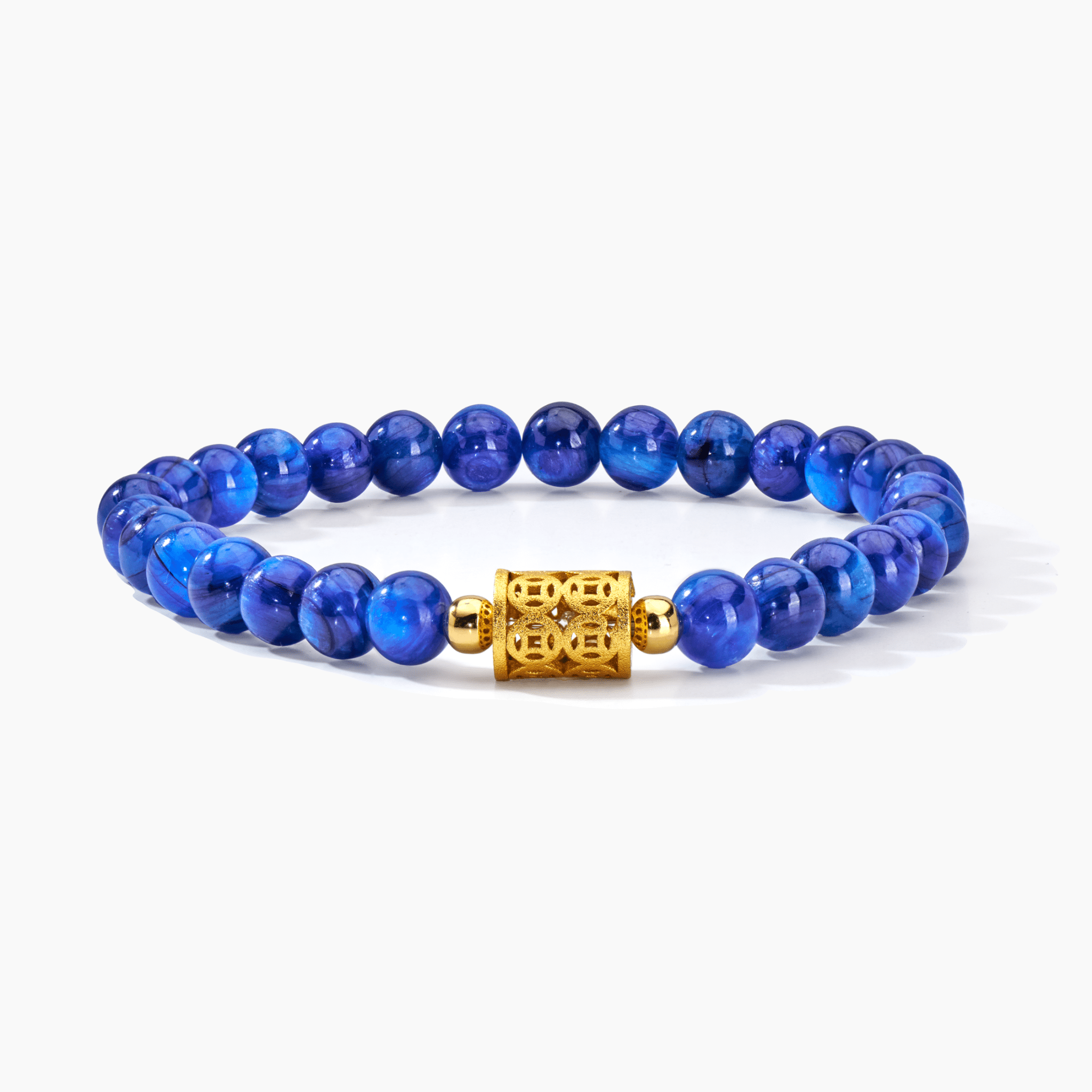 Kyanite Wealth Portal 11:11 Gemstone Bracelet - Eat.Read.Love.