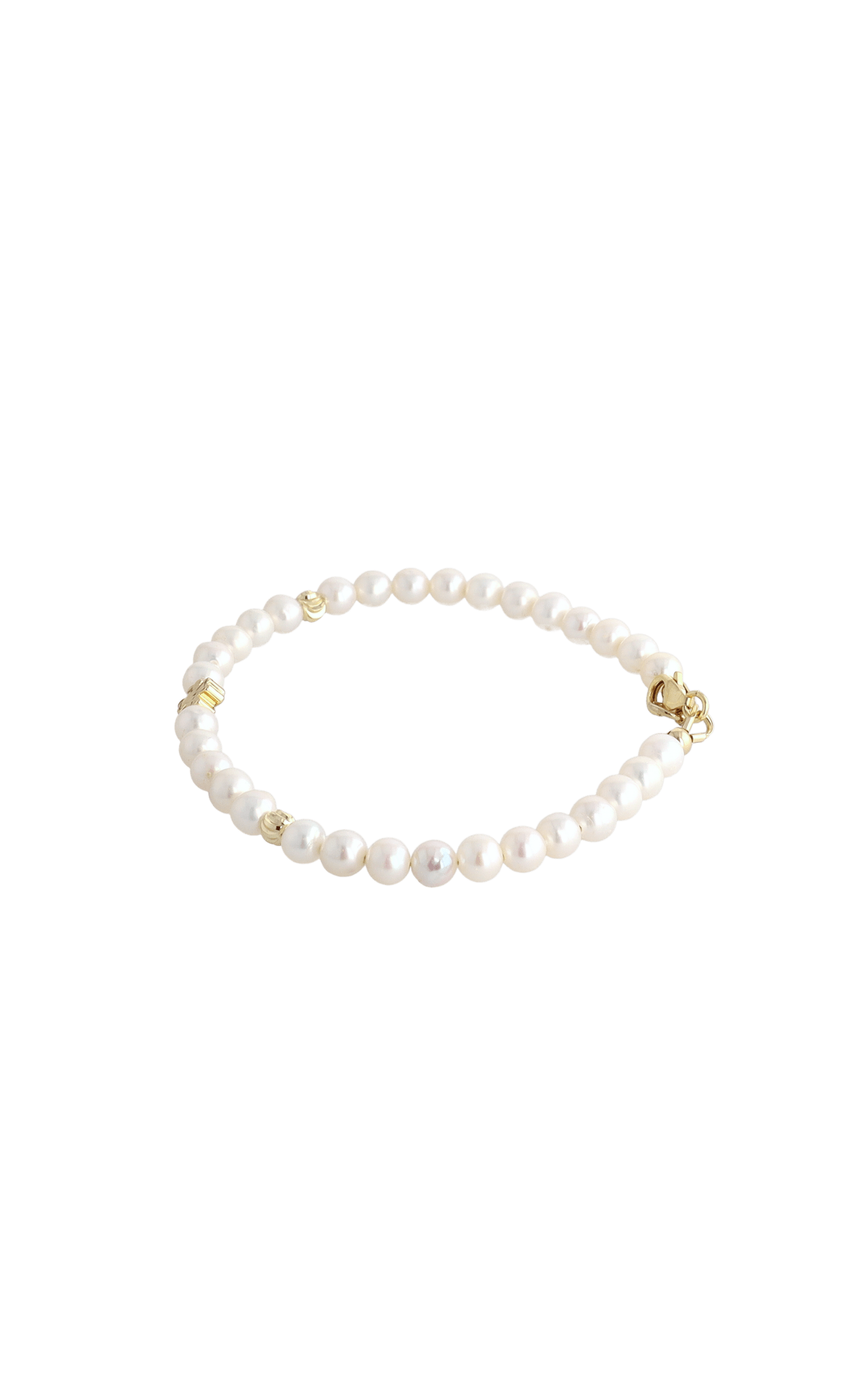 Lucky Clover Fresh Water Pearl Bracelet - Eat.Read.Love.