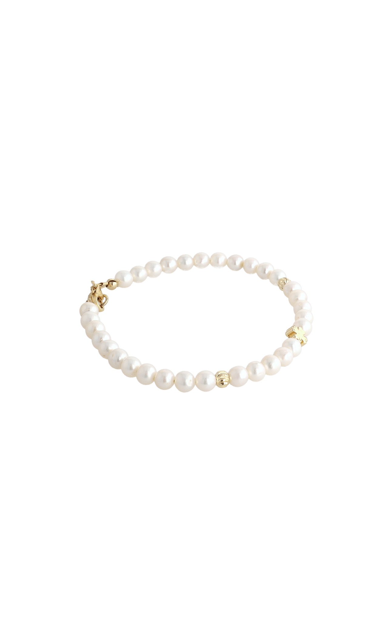 Lucky Clover Fresh Water Pearl Bracelet - Eat.Read.Love.